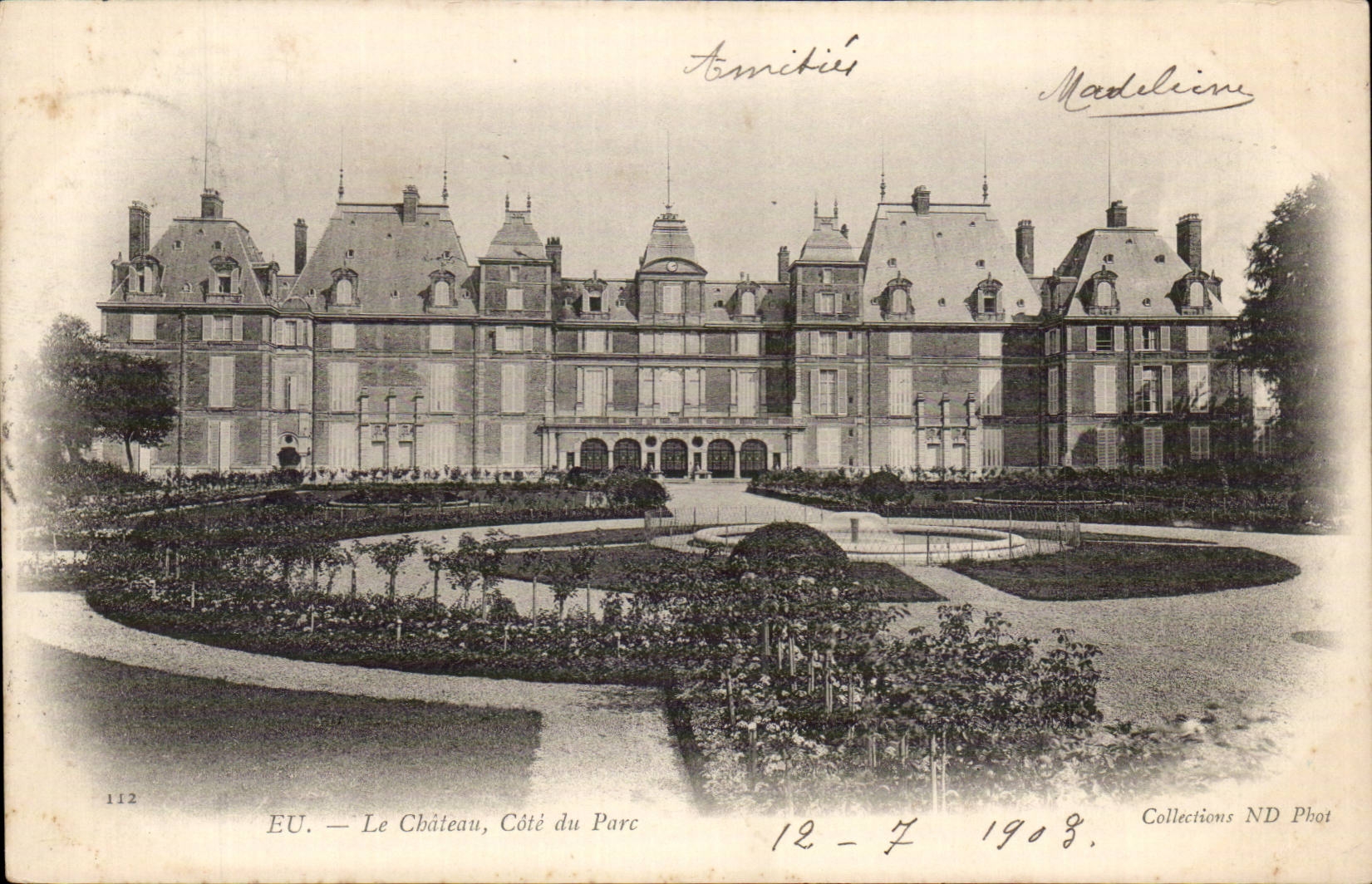 Have - the Castle - Dimension of the Park - 1903 CPA