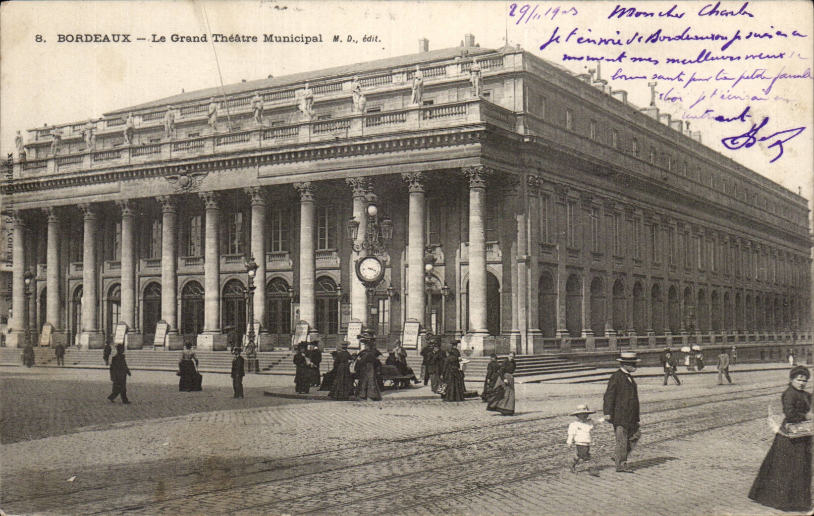 Bordeaux - Large Theater CPA