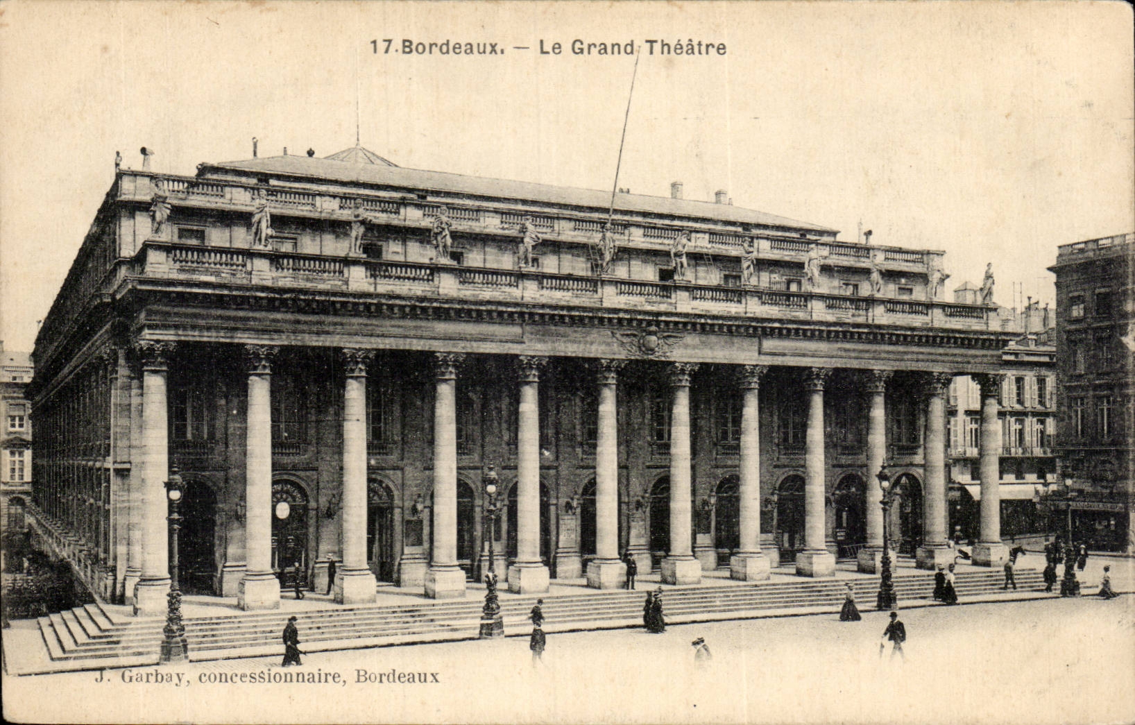 Bordeaux - Large Theater CPA