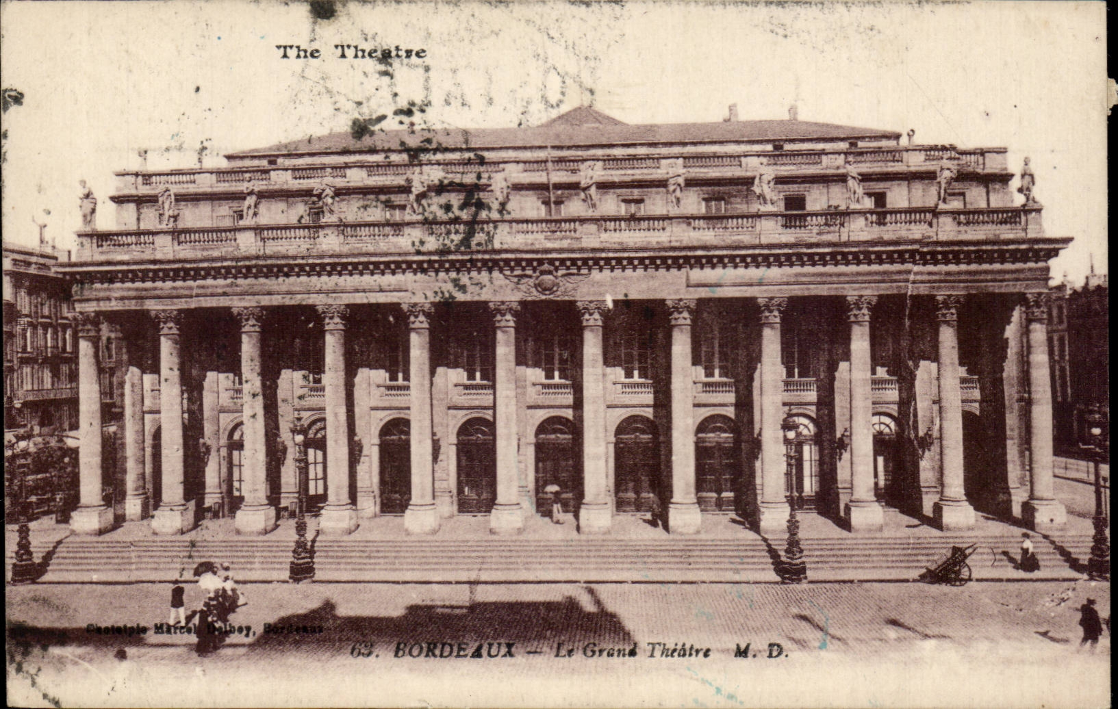 Bordeaux - Large Theater CPA