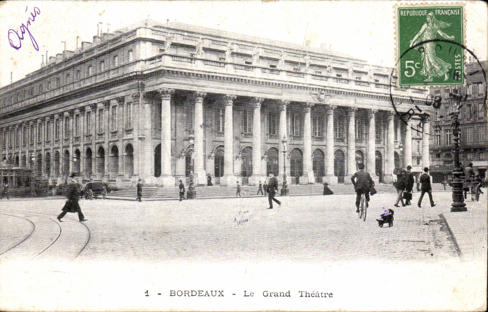 Bordeaux - Large Theater CPA