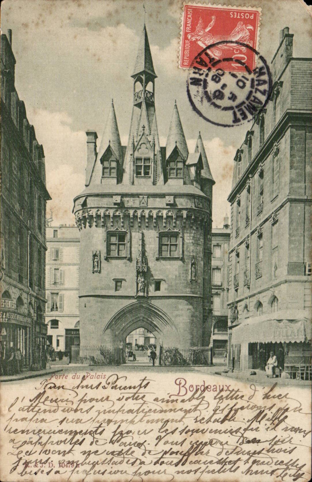 Bordeaux - Gate of Palate CPA