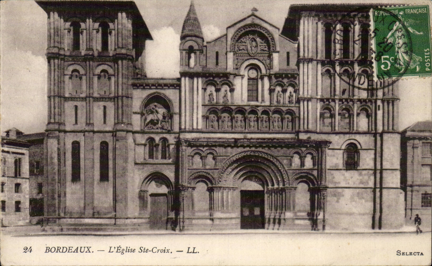 Bordeaux - the Church co Cross CPA