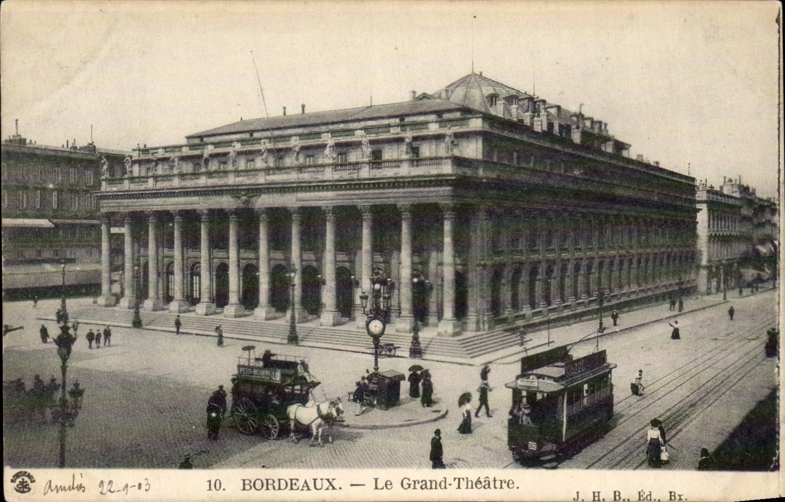 Bordeaux - Large Theater CPA