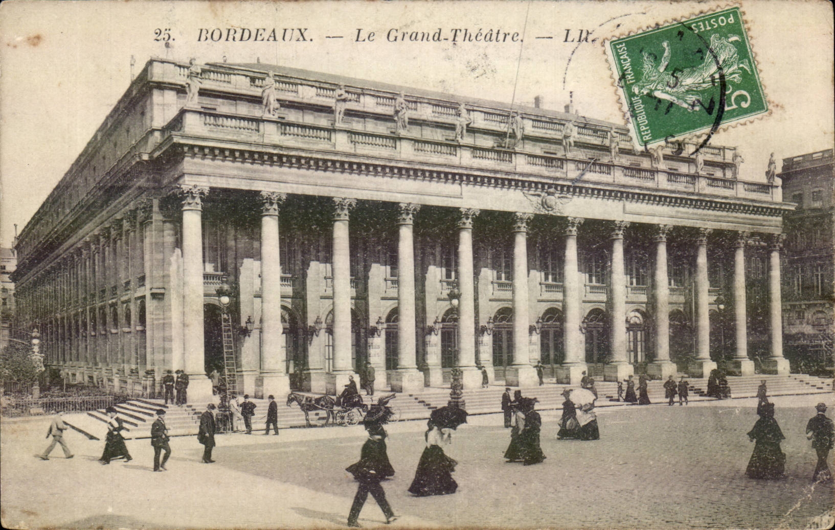 Bordeaux - Large Theater CPA