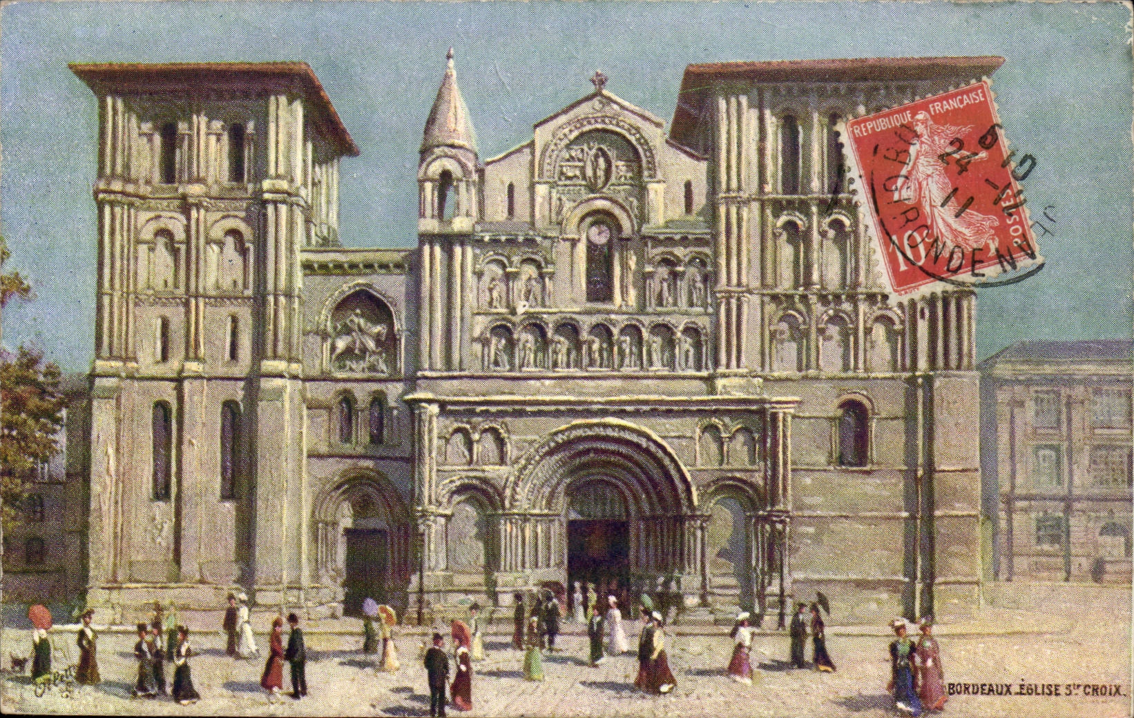 Bordeaux - Church Sainte Cross CPA