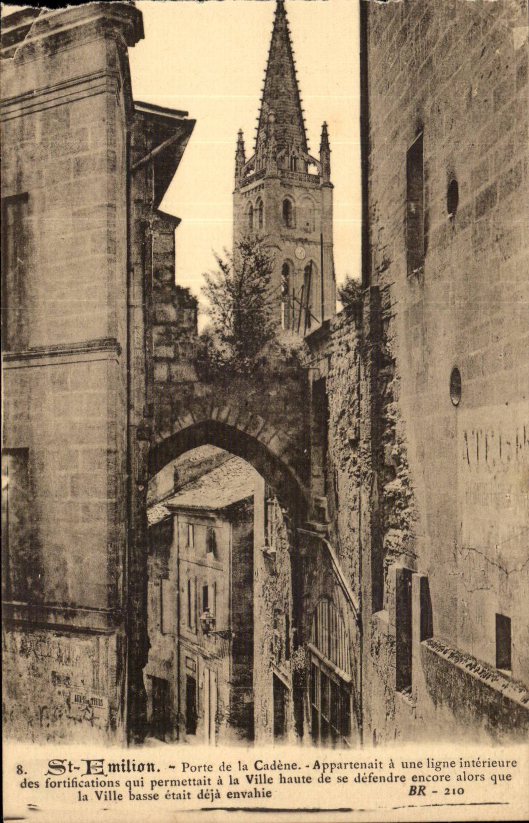 Saint Emilion - Gate of Cadene CPA