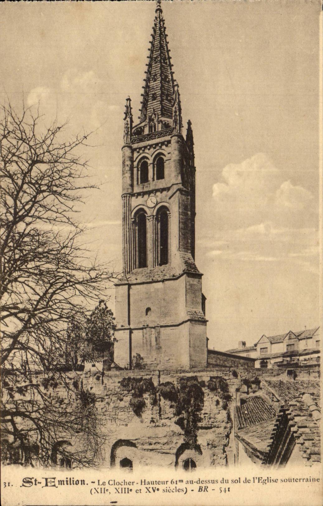 Saint Amilion CPA the bell-tower