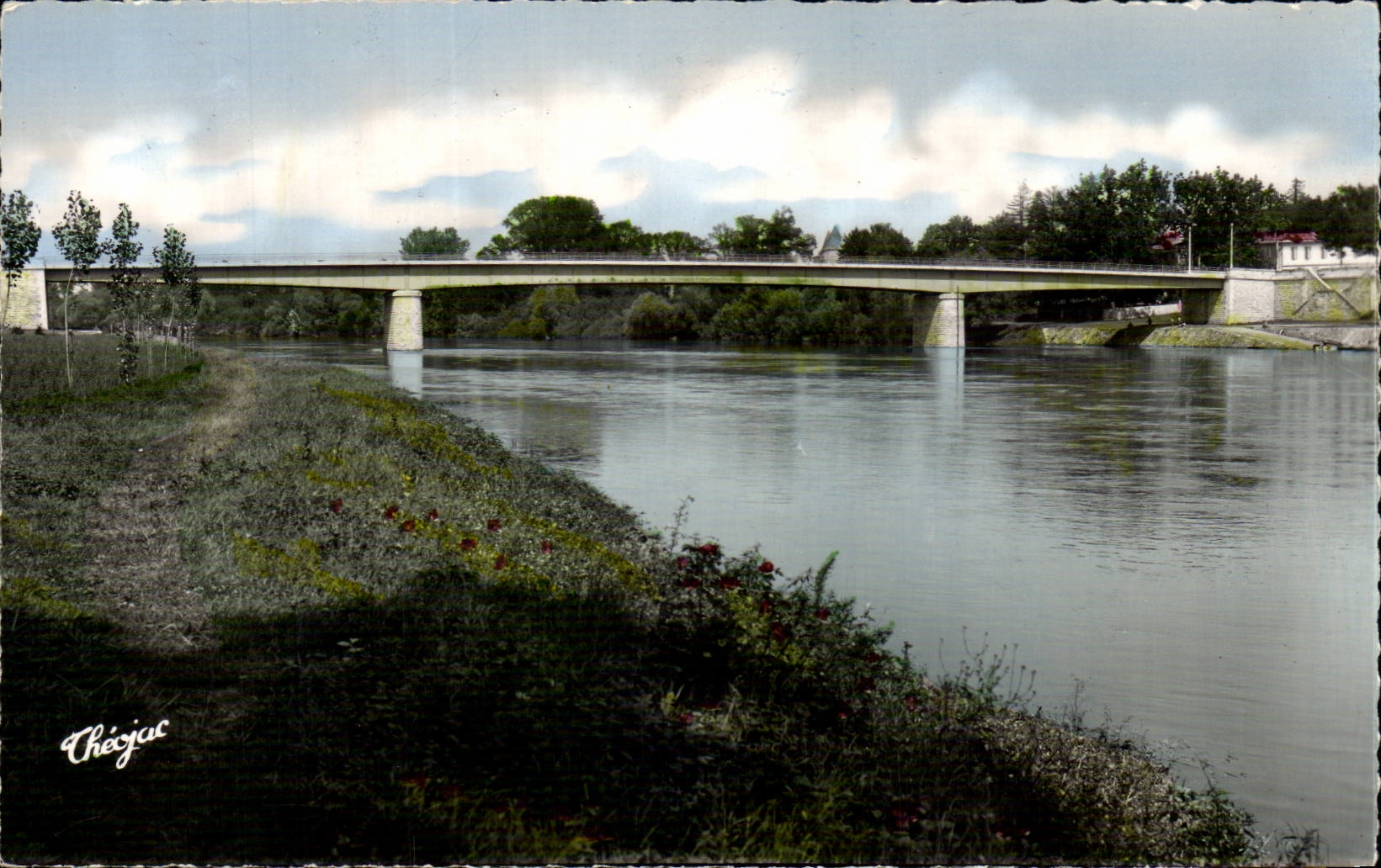 Pessac MODERNE KARTE die Brucke