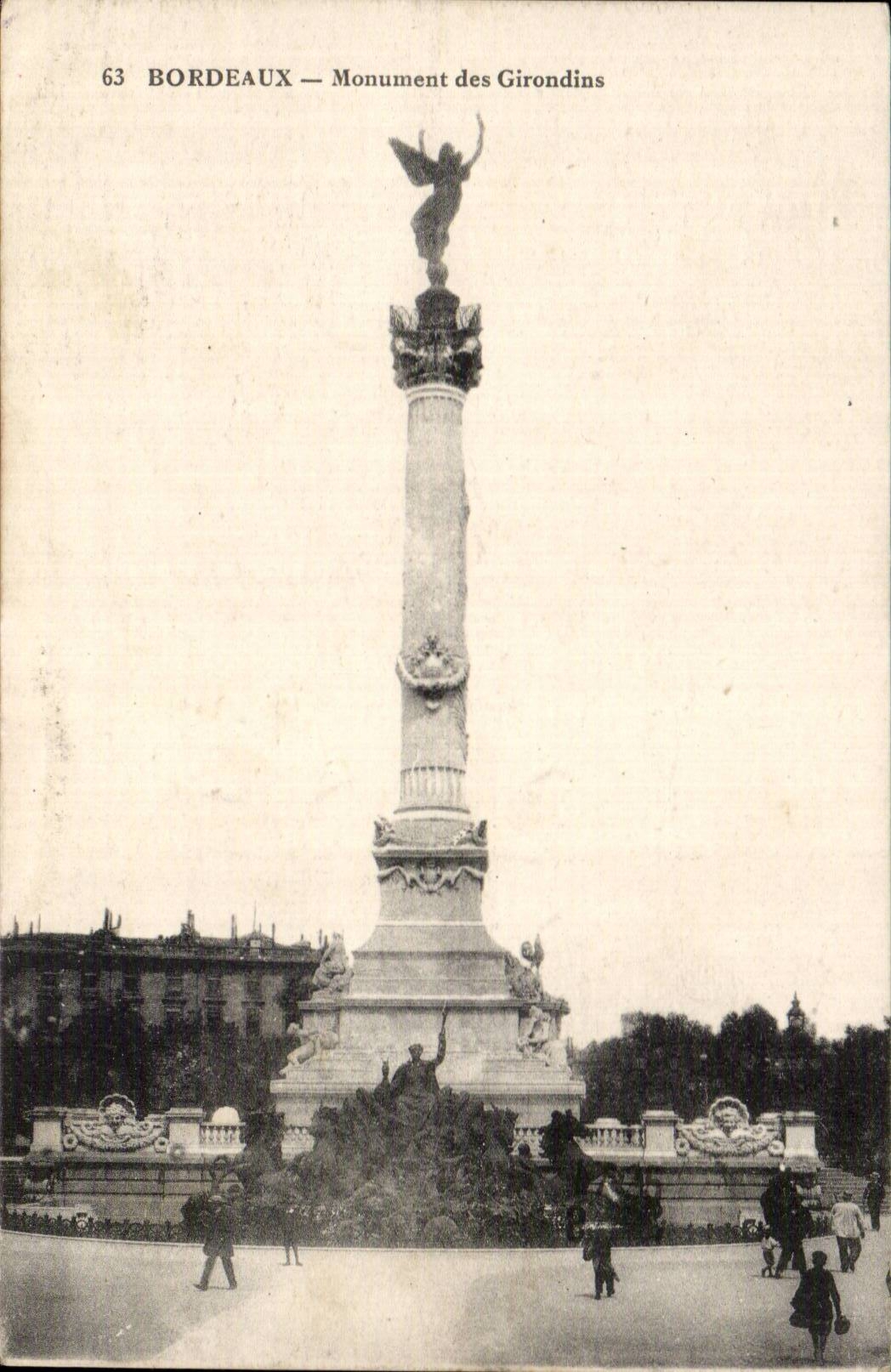 Bordeaux CPA Monument of the Of Gironde ones