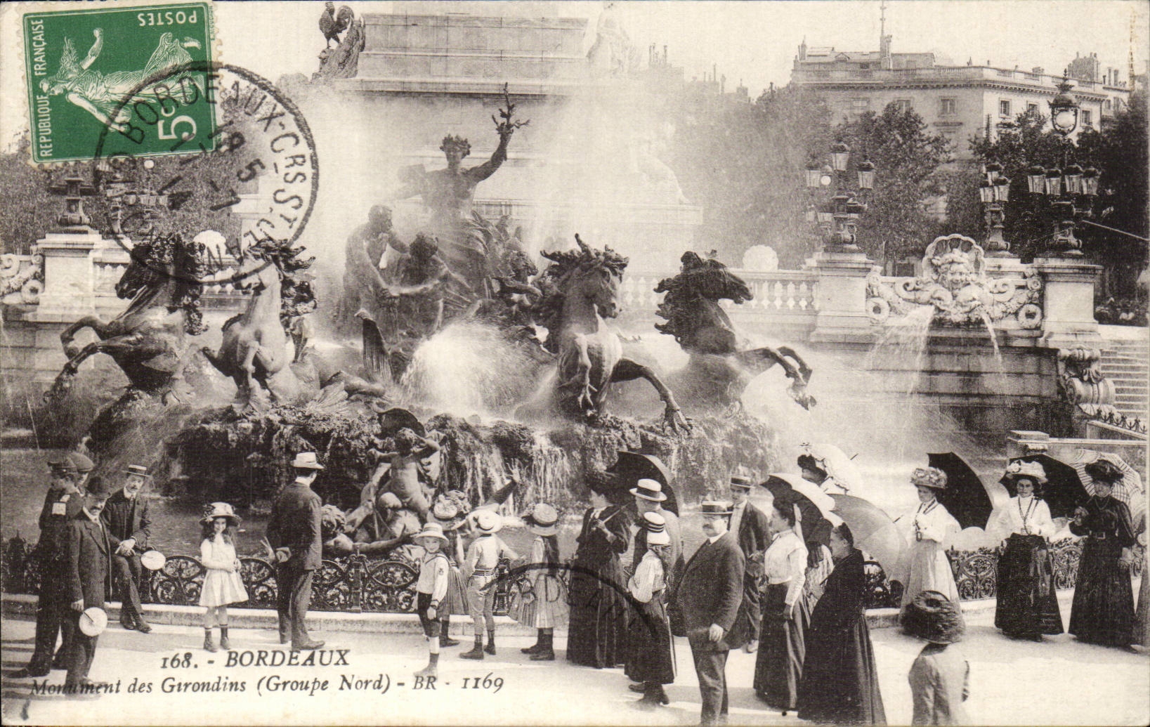 Bordeaux CPA Monument of Of Gironde (Northern group)