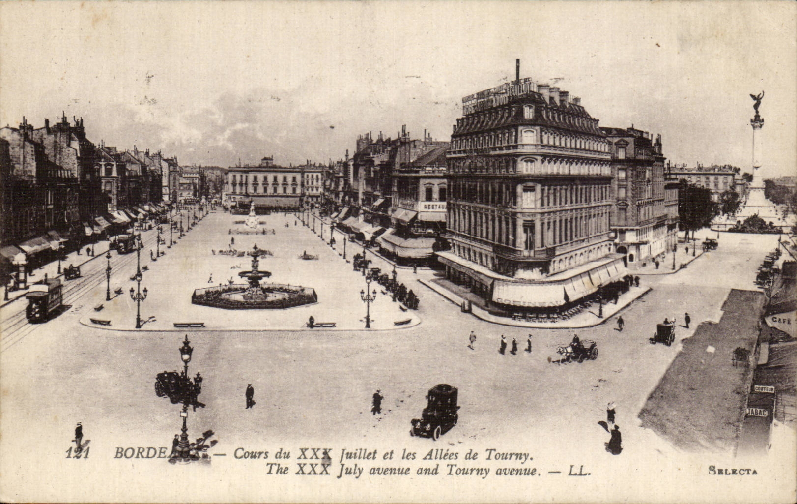 Bordeaux CPA Course of July XXX and the alleys of Tourny