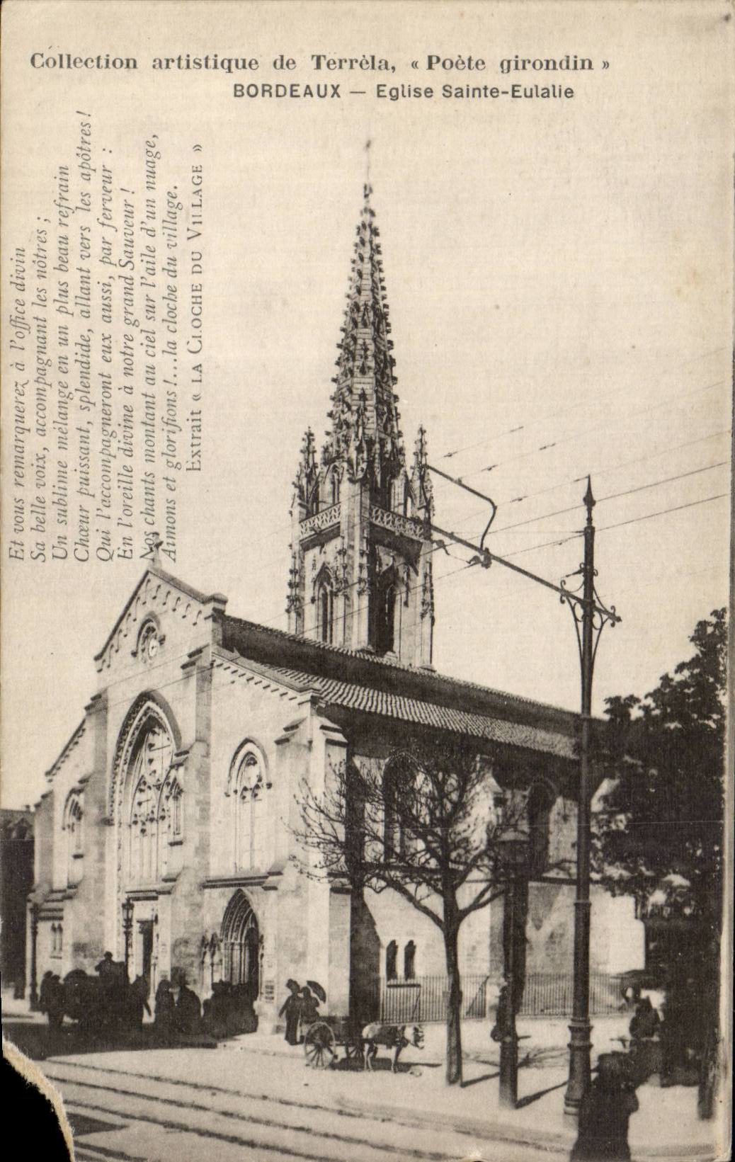 Bordeaux CPA Church Sainte Eulalie