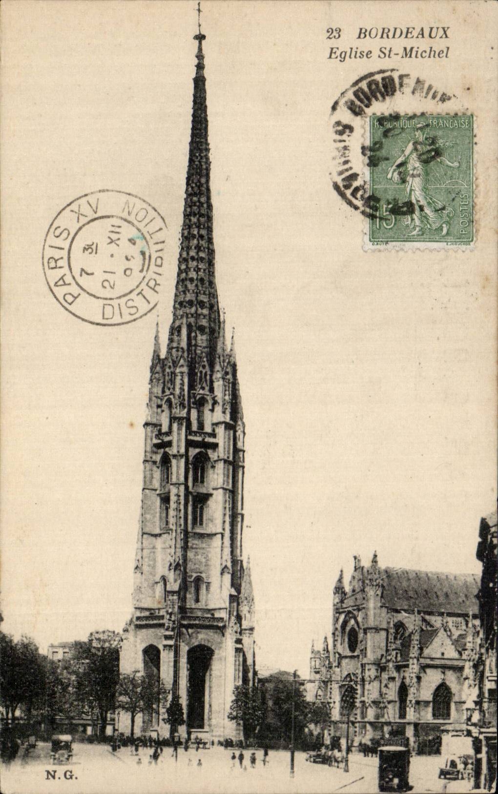 Bordeaux CPA Church Saint Michel