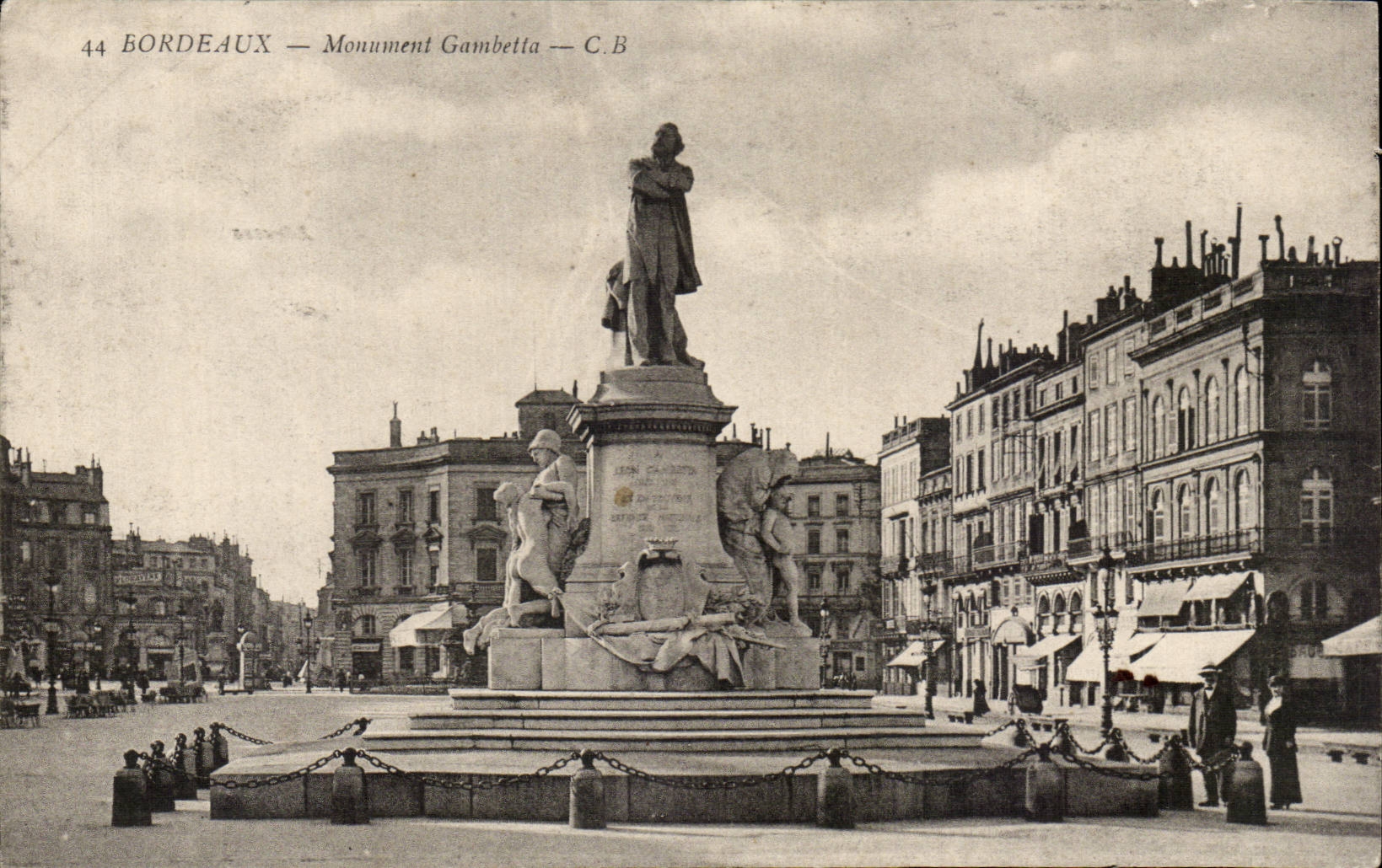 Bordeaux CPA Gambetta Monument
