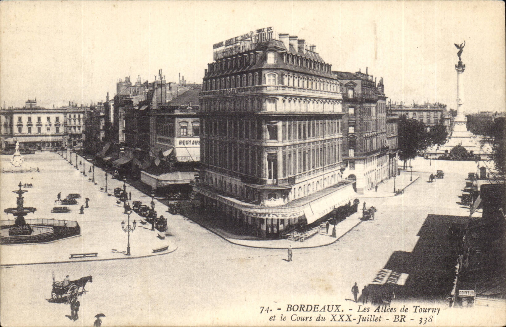 Bordeaux CPA alleys of Tourny and the course of July XXX