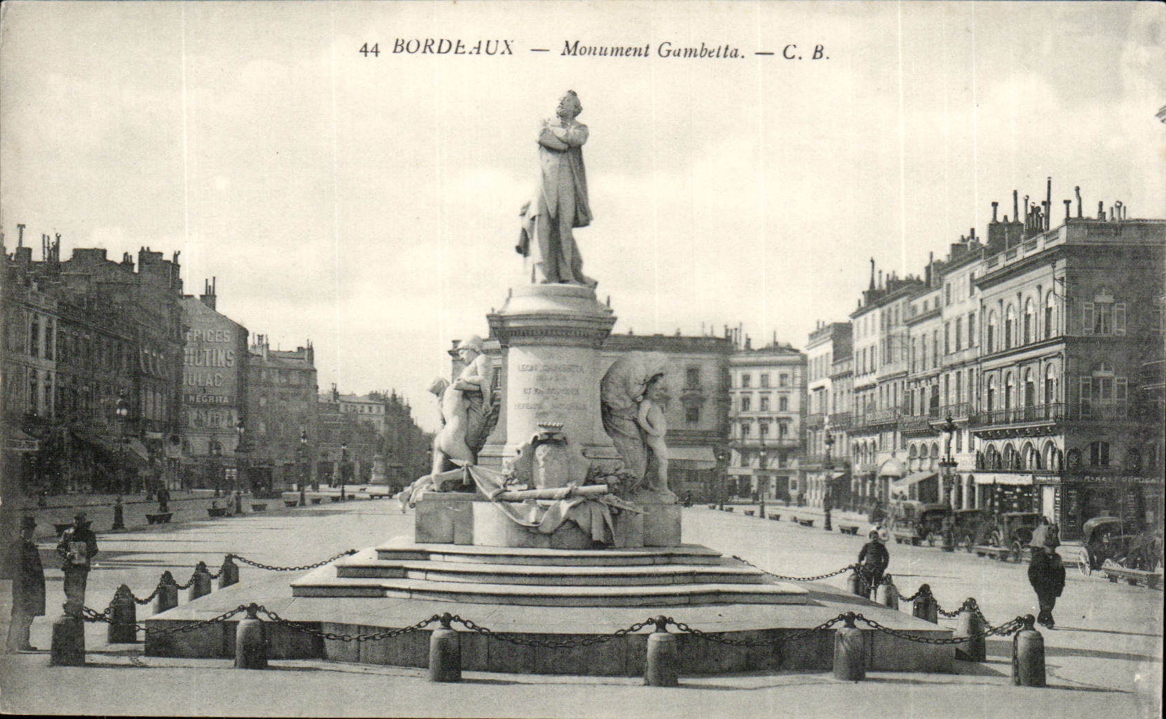 Bordeaux CPA Gambetta Monument