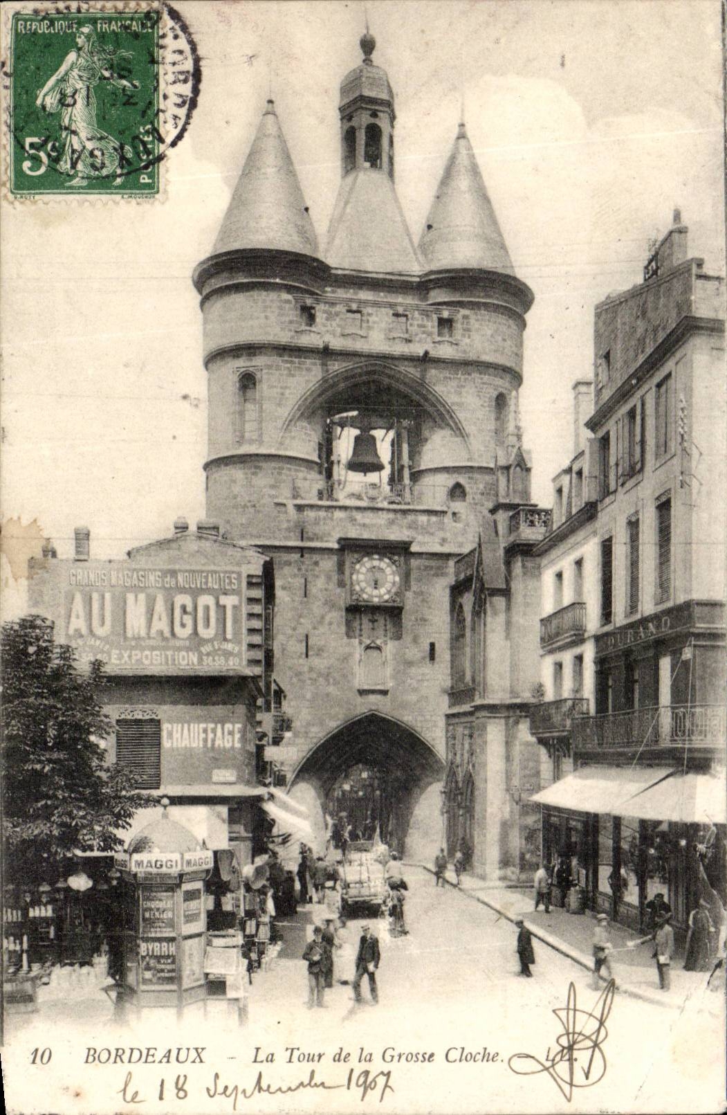 Bordeaux CPA the Tower of the large bell