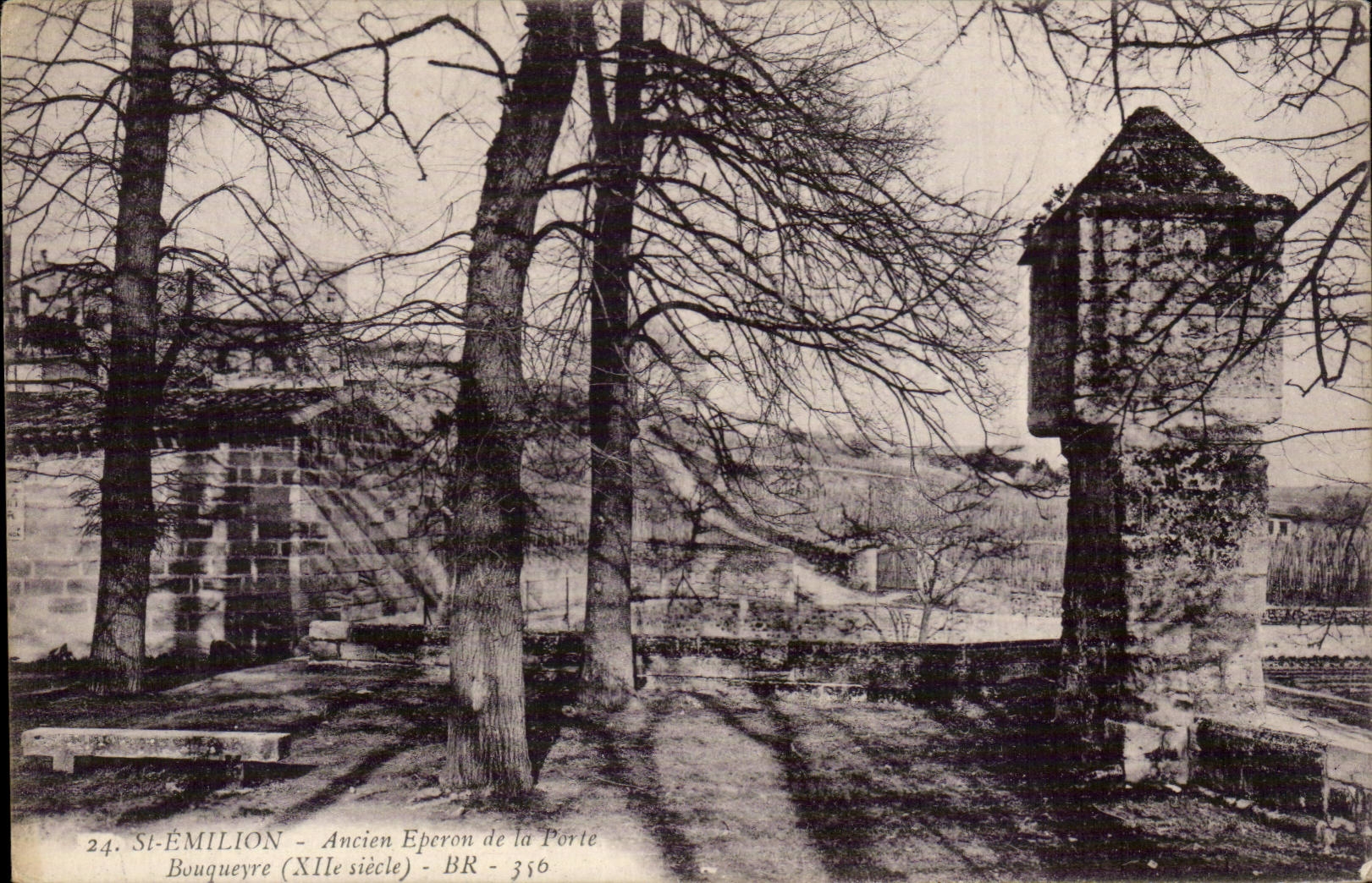 Saint Emilion CPA Spur of the Bouavre door