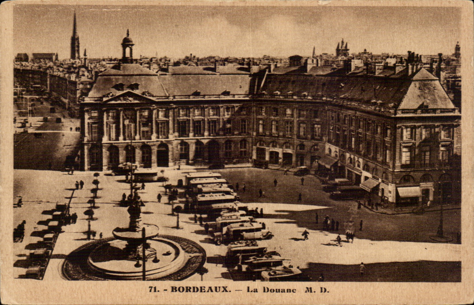 CPSM Bordeaux customs