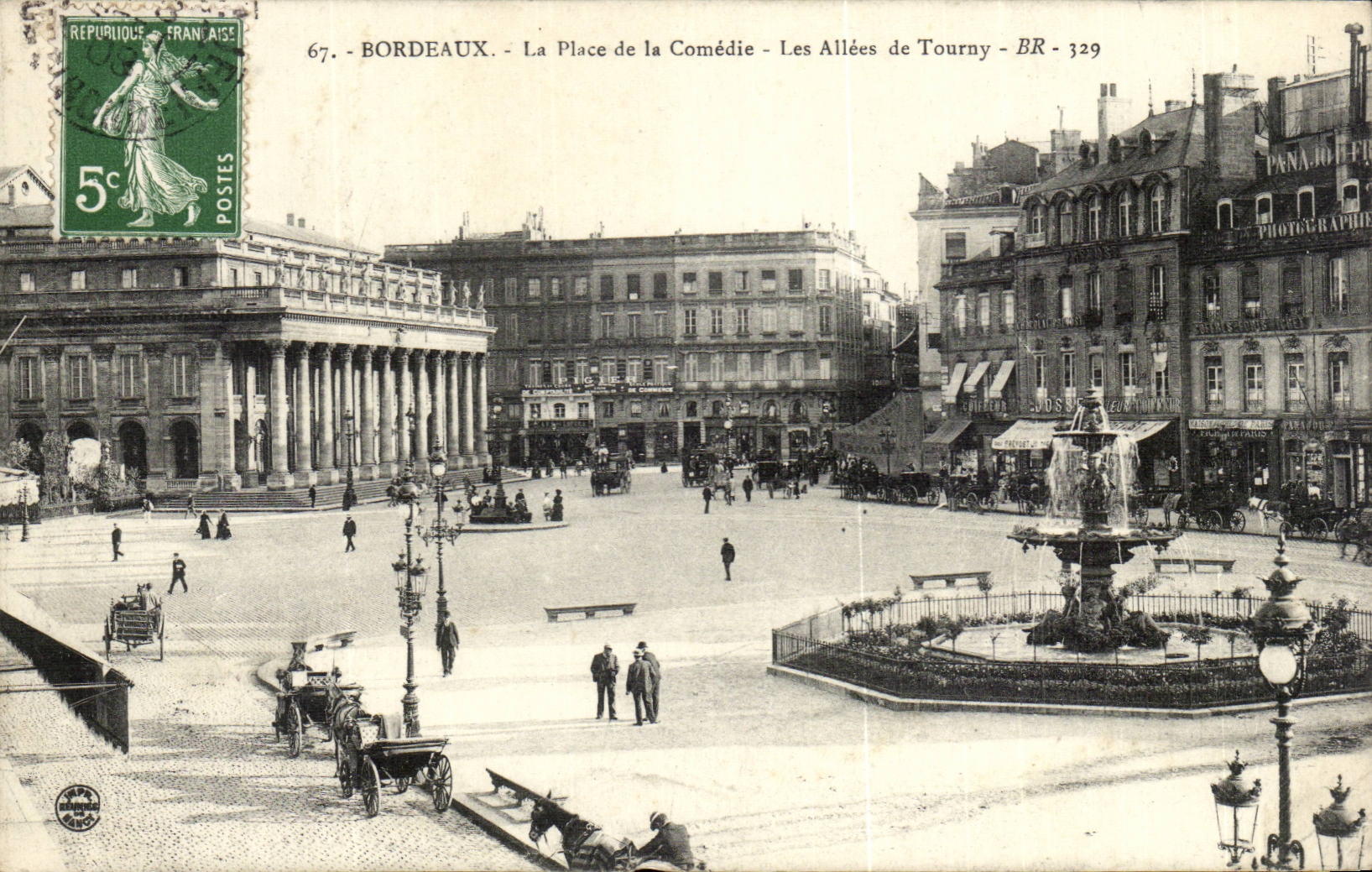 Bordeaux CPA the place of the comedy the Tourny alleys