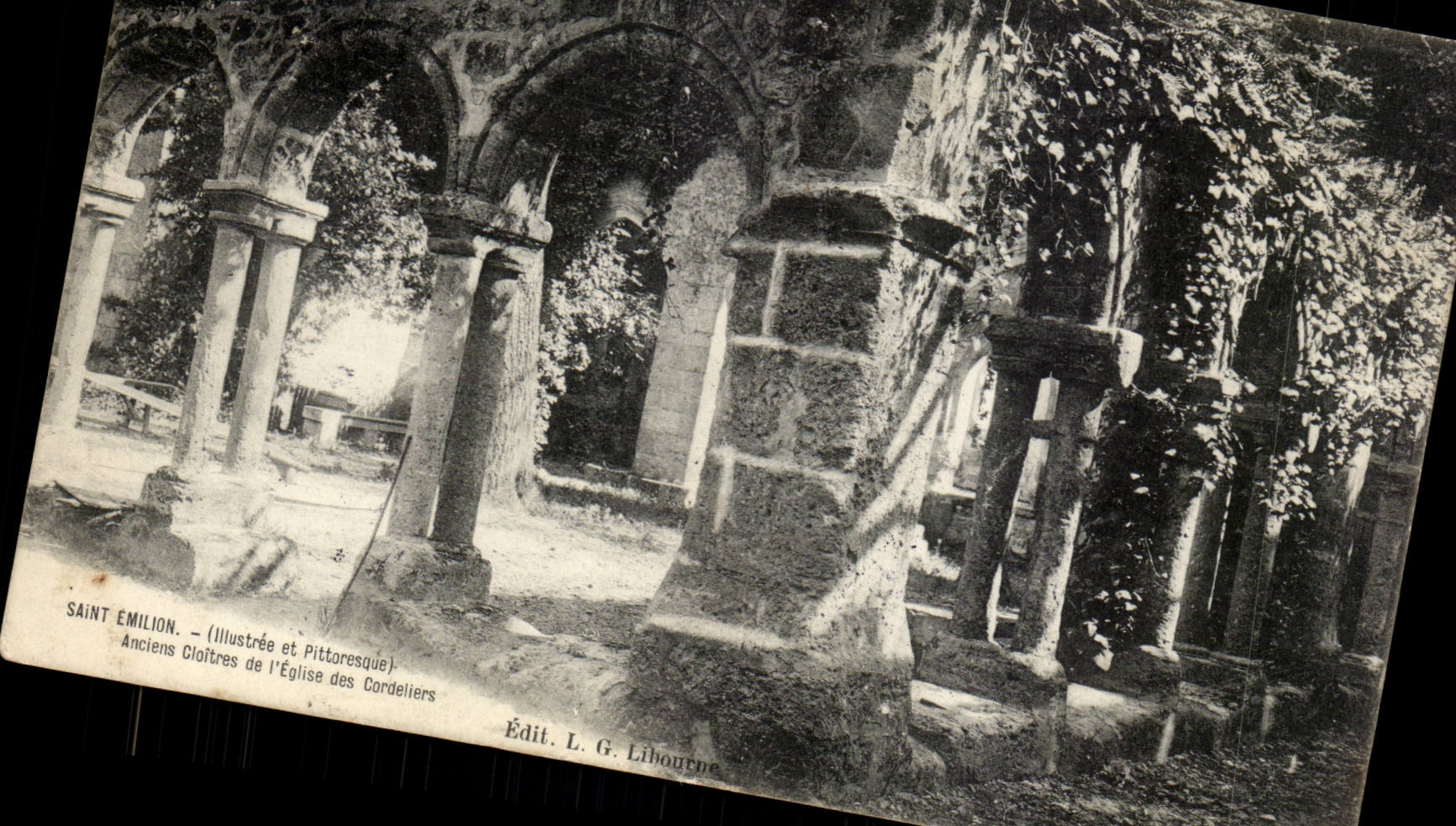 Saint Emilion CPA Old cloisters of the church of the cordeliers