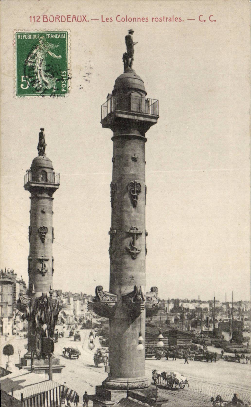 Bordeaux CPA the columns rostrales