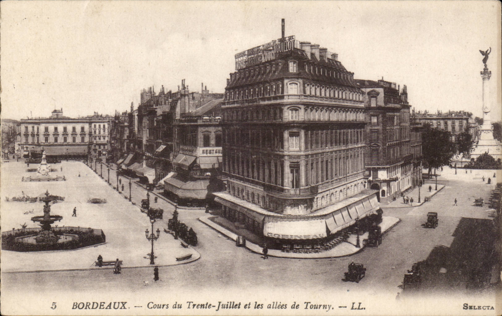 Bordeaux CPA Course of July Thirty and the alleys of Tourny