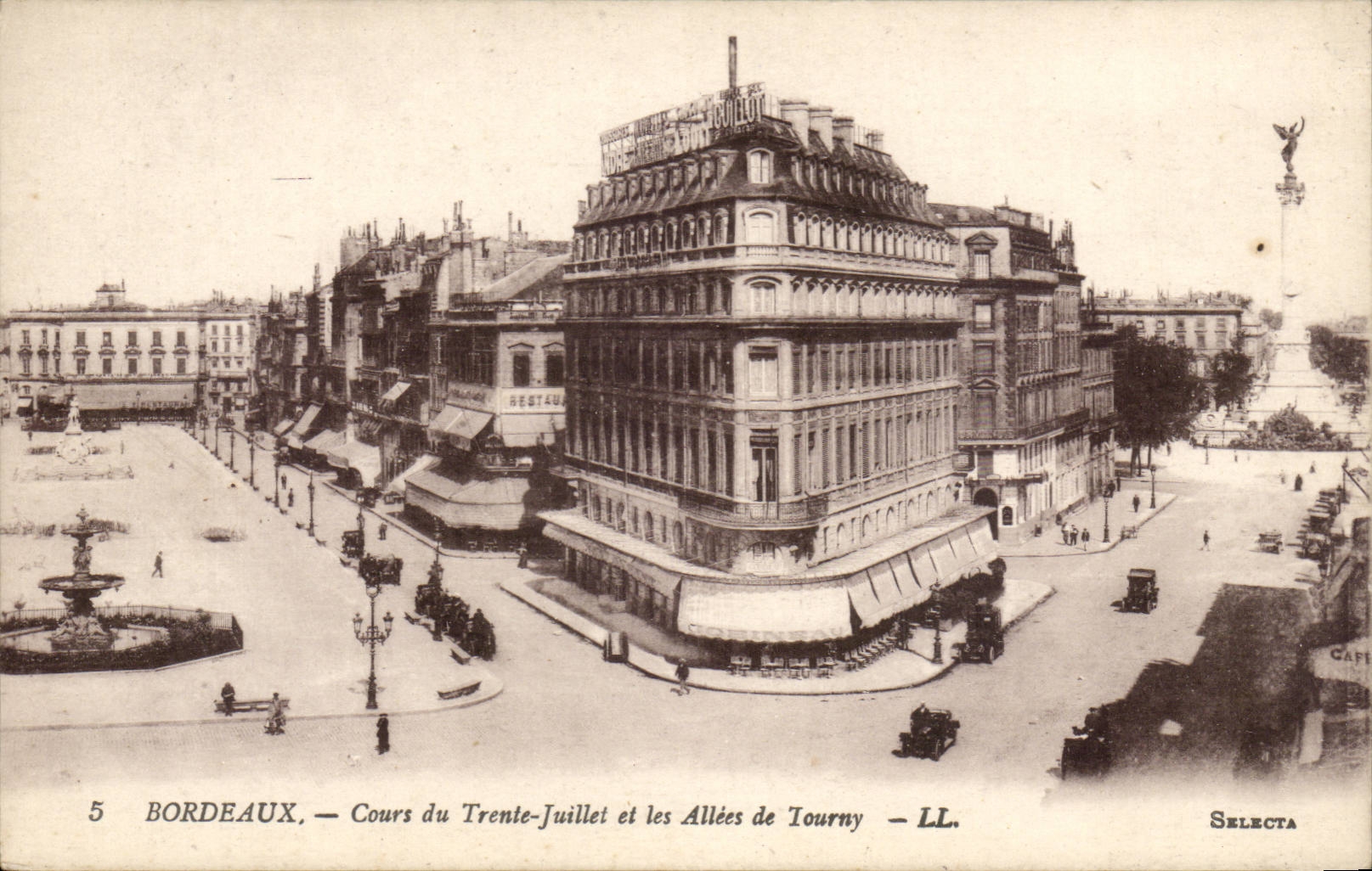 Bordeaux CPA Course of July Thirty and the alleys of Tourny