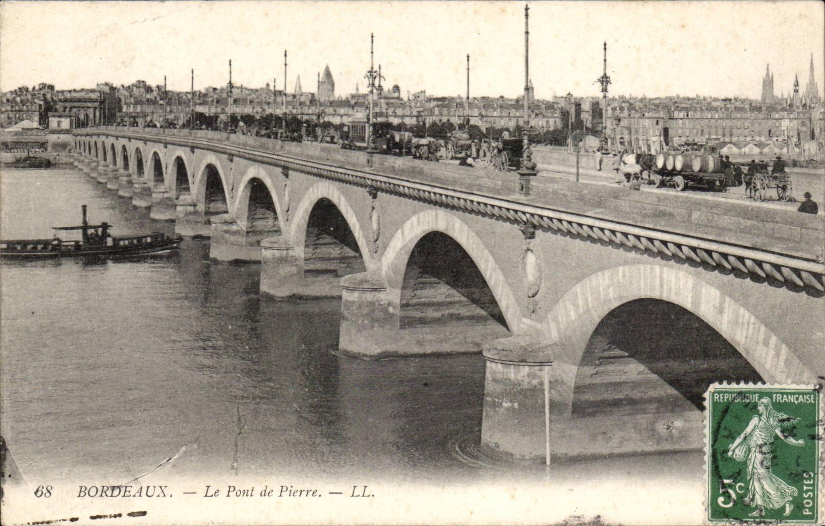 Bordeaux CPA the stone bridge