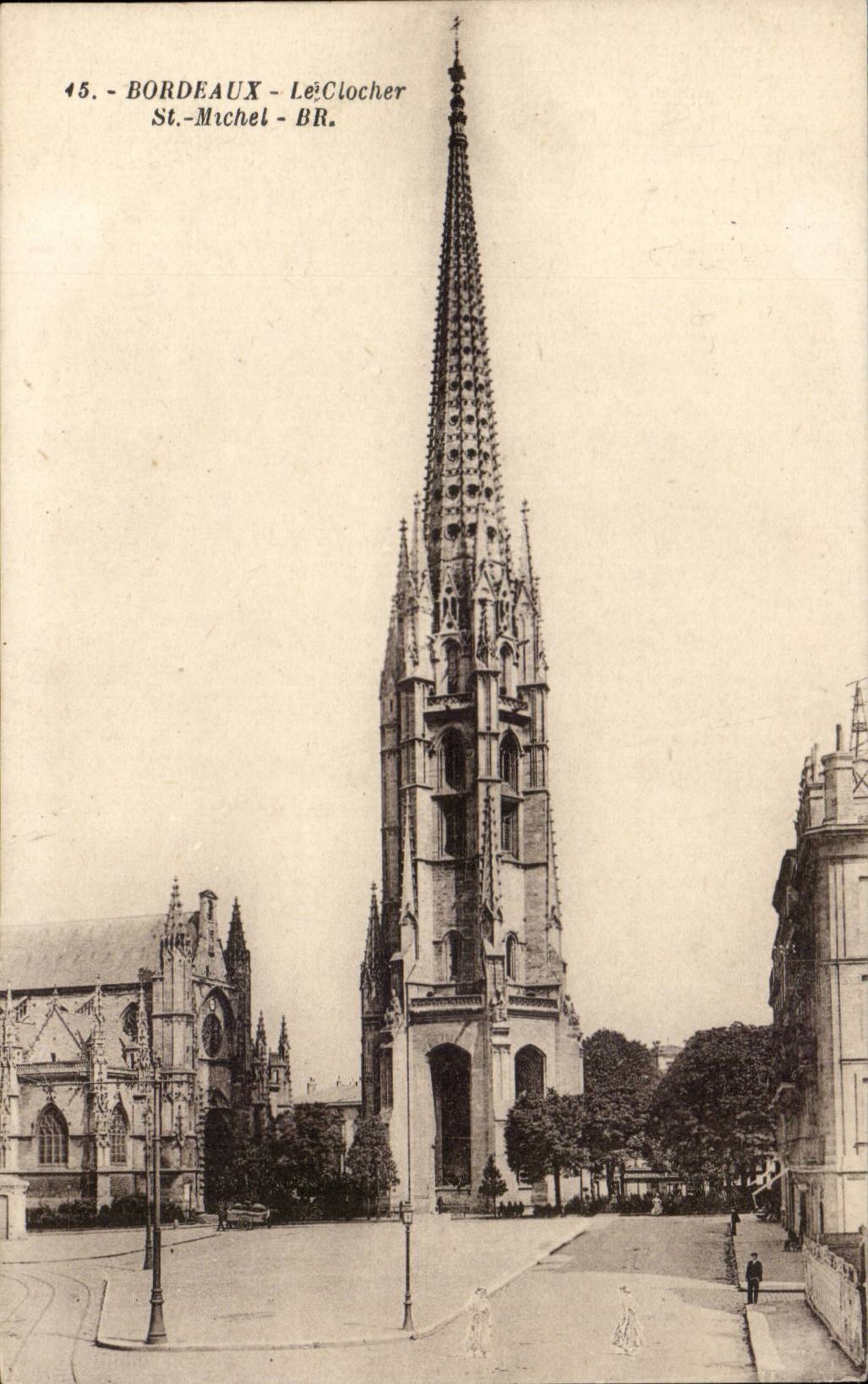 Bordeaux CPA the bell-tower St Michel