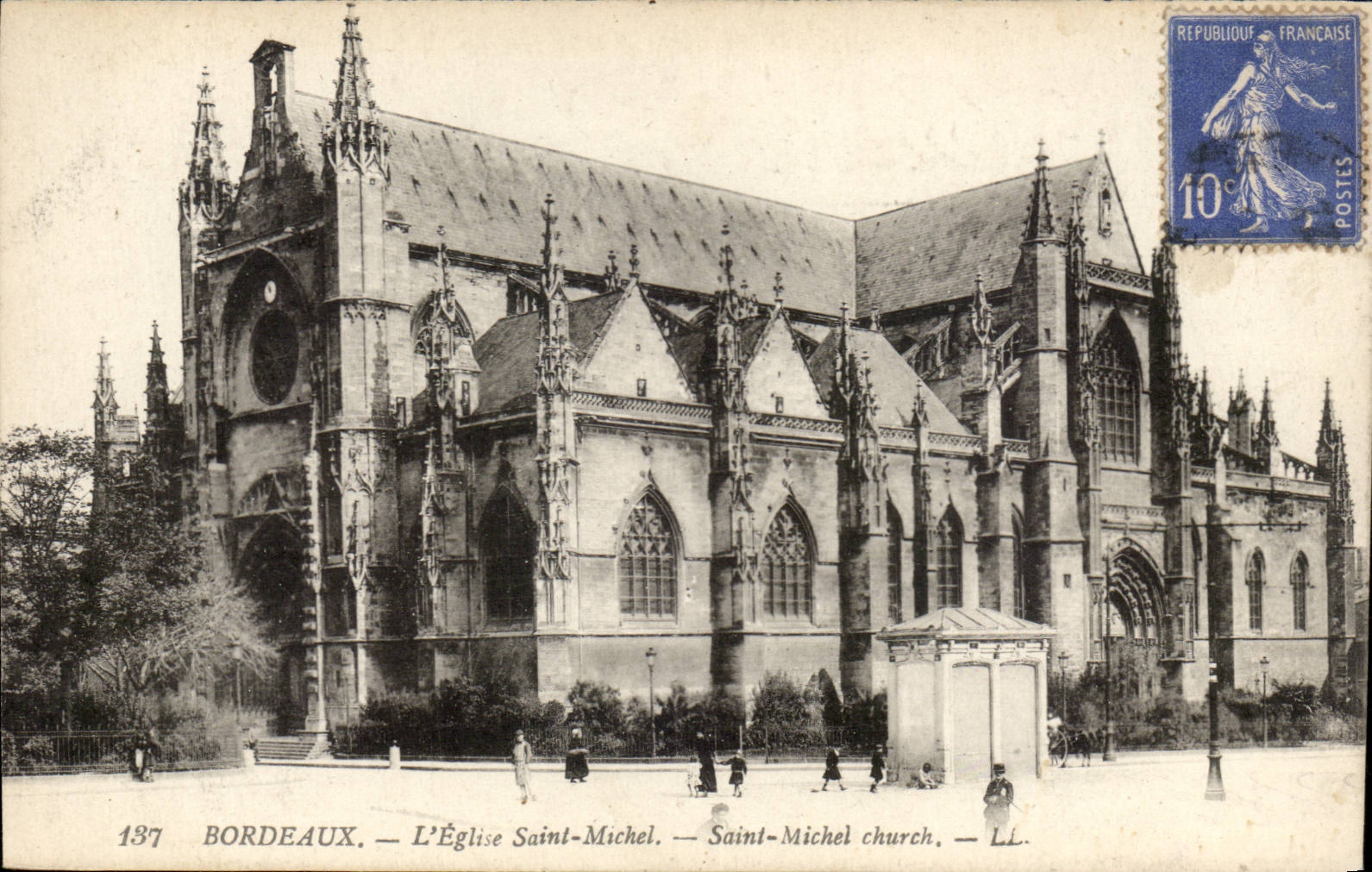 Bordeaux CPA the church Saint Michel