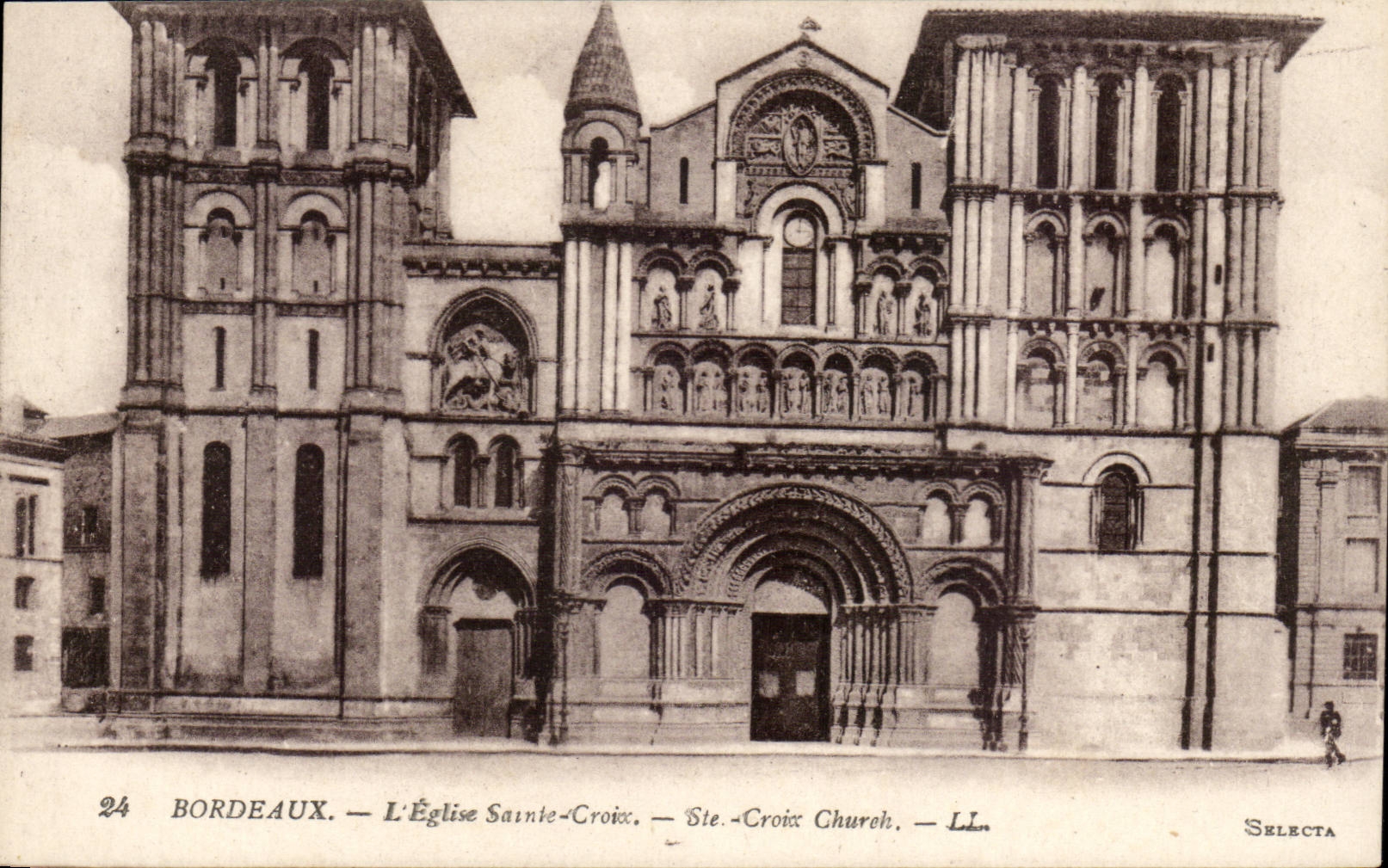 Bordeaux CPA Church Sainte Cross