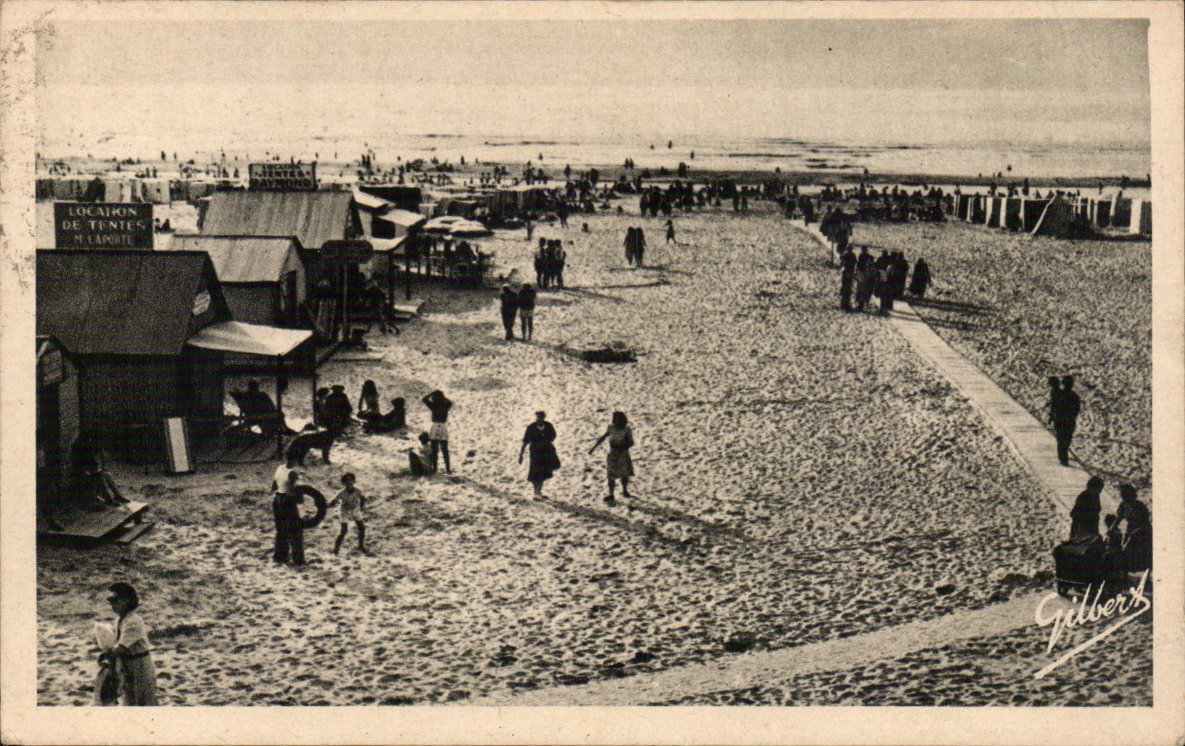 CPA Soulac on sea the beach