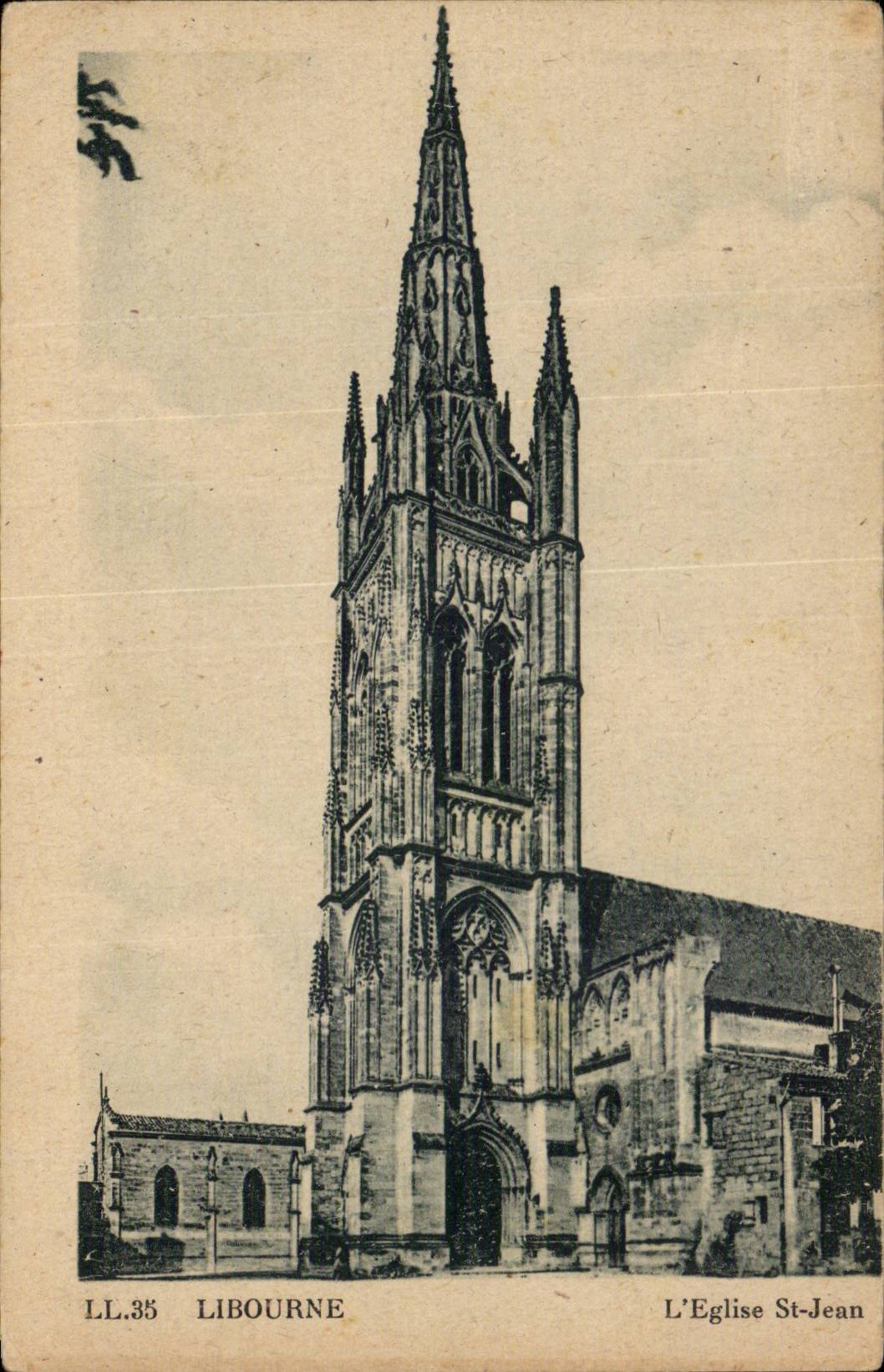 CPA Libourne die Kirche Saint Jean