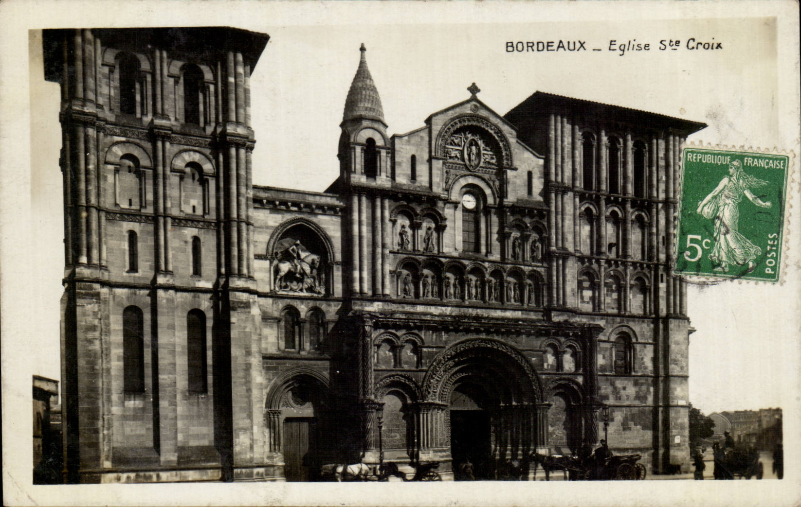 CPA Bordeaux Church co Cross