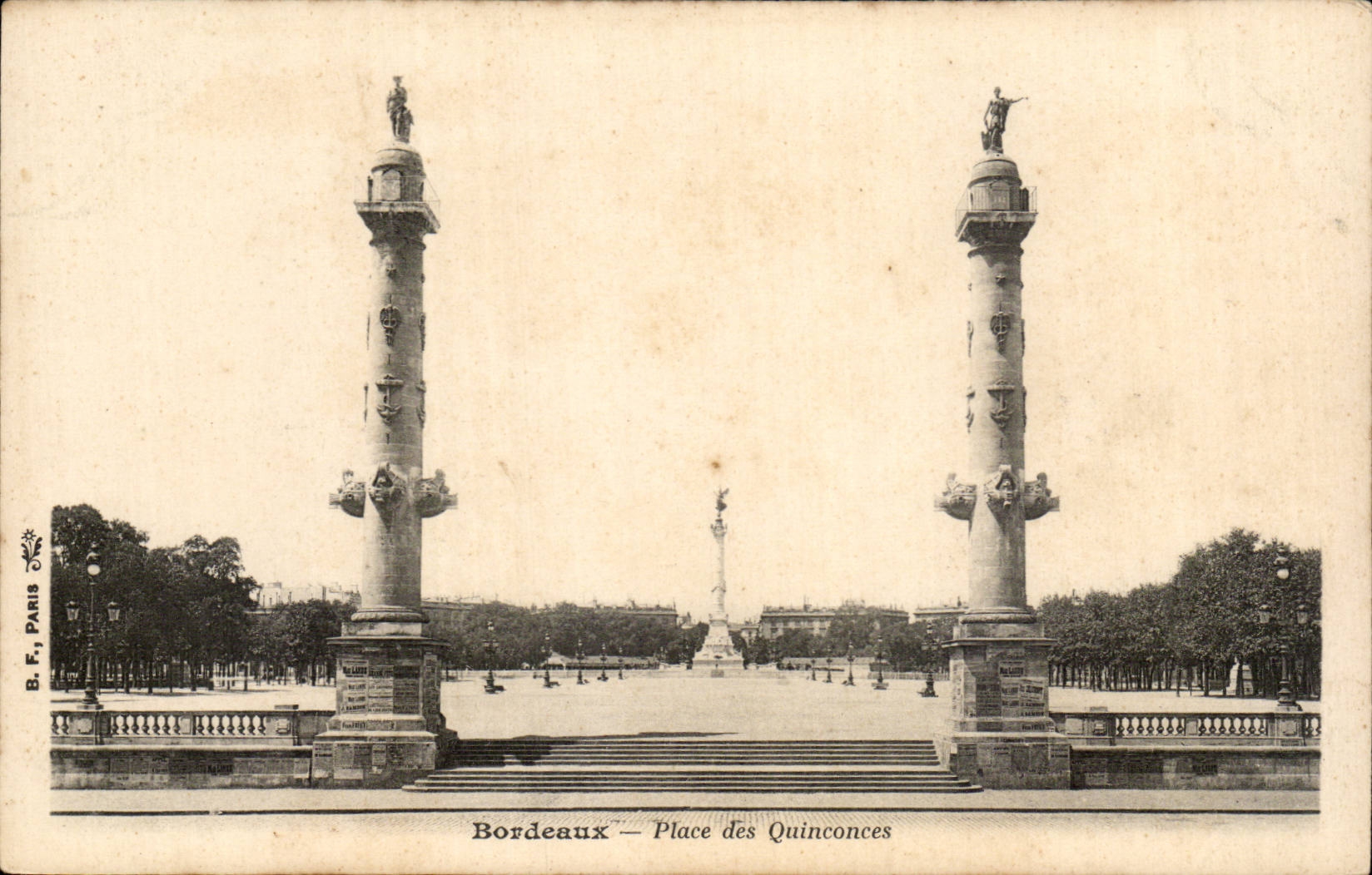 CPA Bordeaux Places Quincunxes