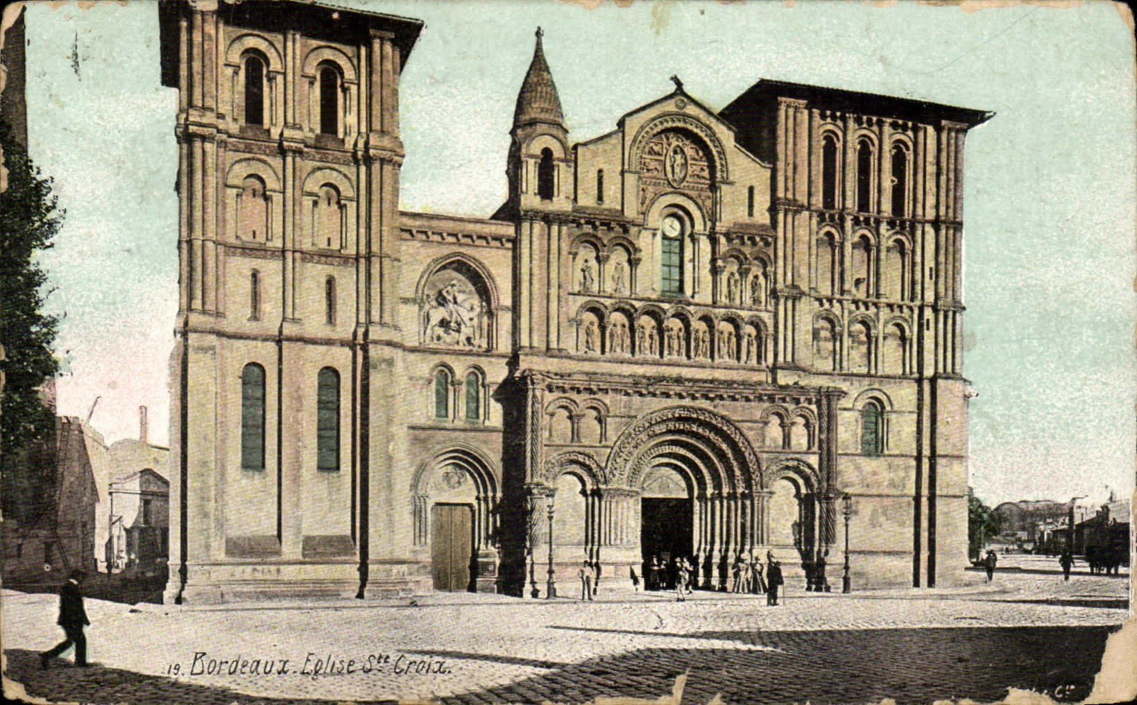 CPA Bordeaux Church co Cross