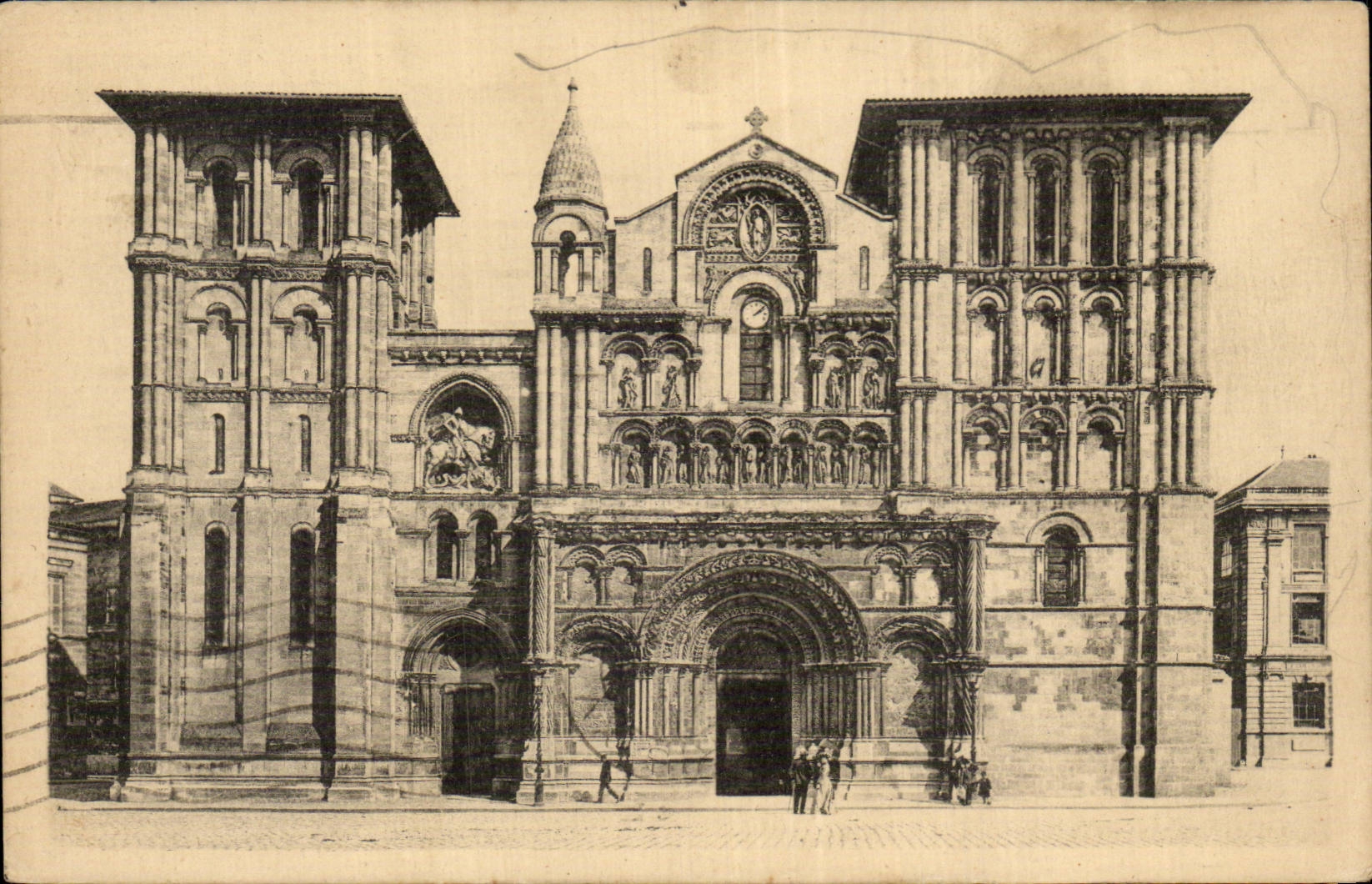 Bordeaux CPA Church Sainte Cross (11th)