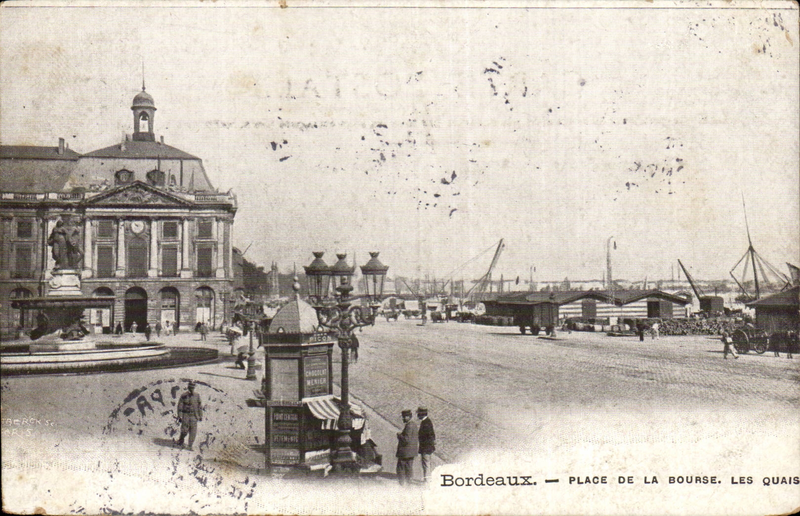 Bordeaux CPA Places Stock Exchange the quays