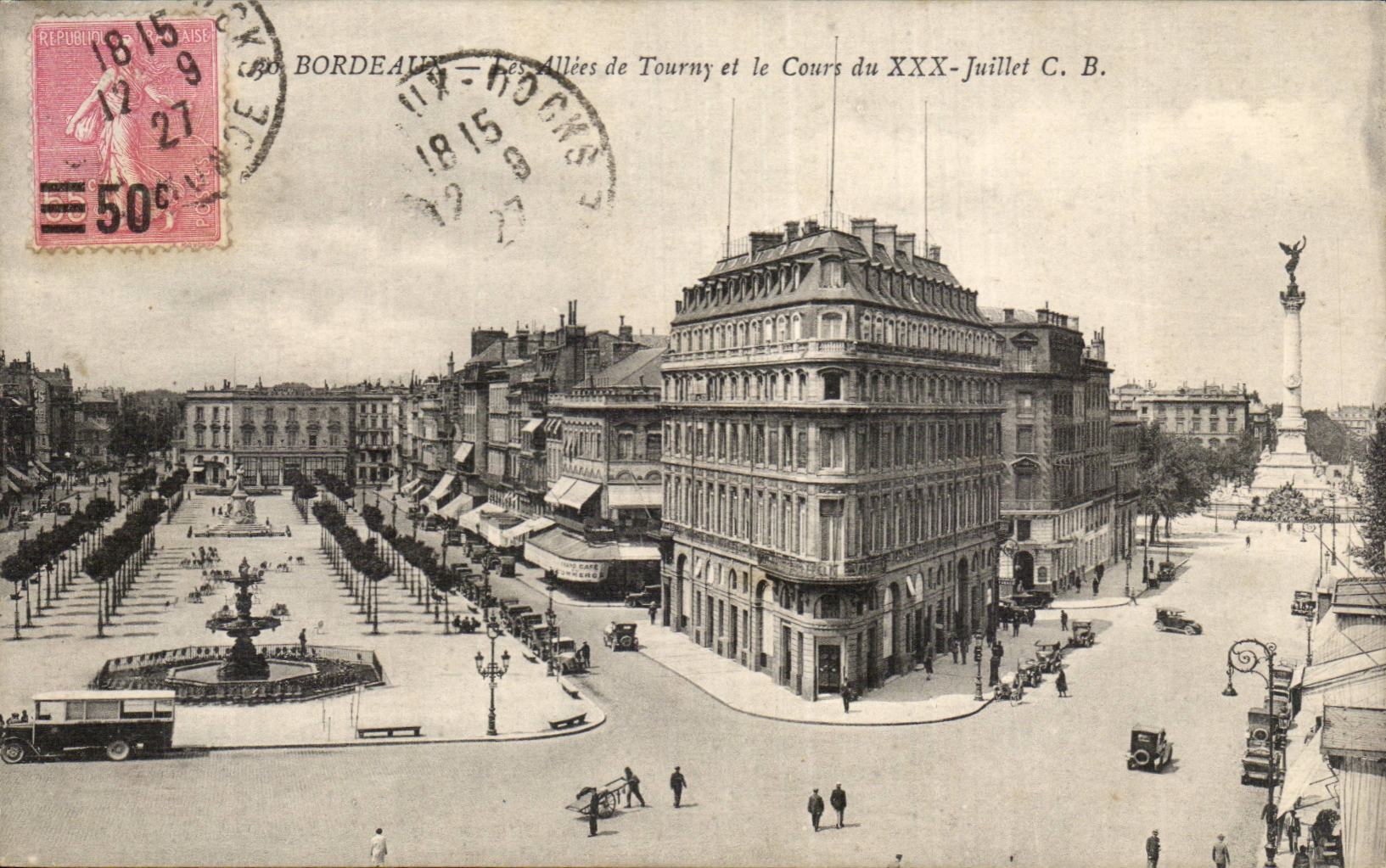 Bordeaux CPA alleys of Tourny and the course of July XXX