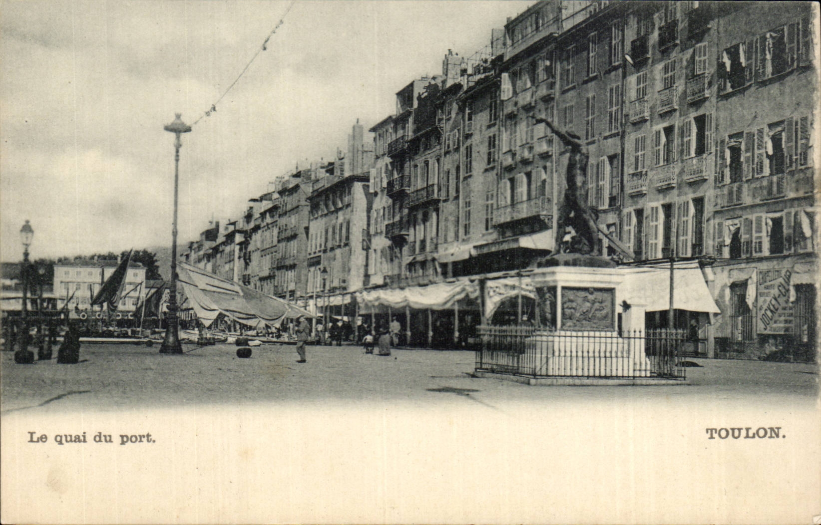 Toulon CPA the quay of the port