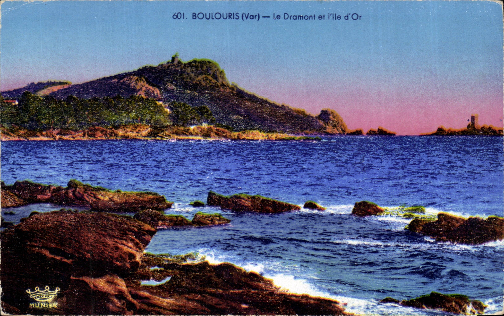 Boulouris CPA the gold Dramont and island