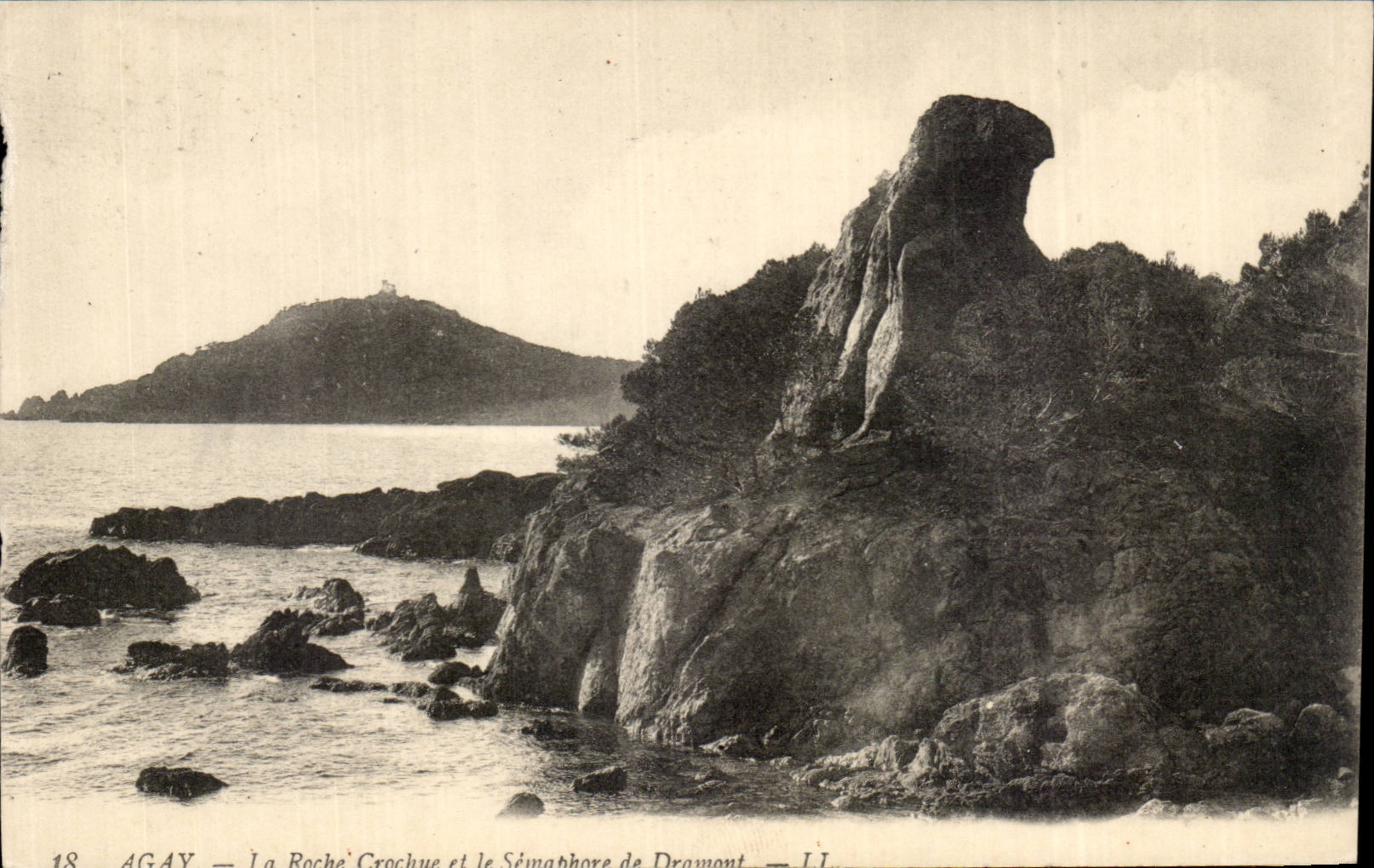 Agay CPA la roche crochue et le semaphore du Dramon