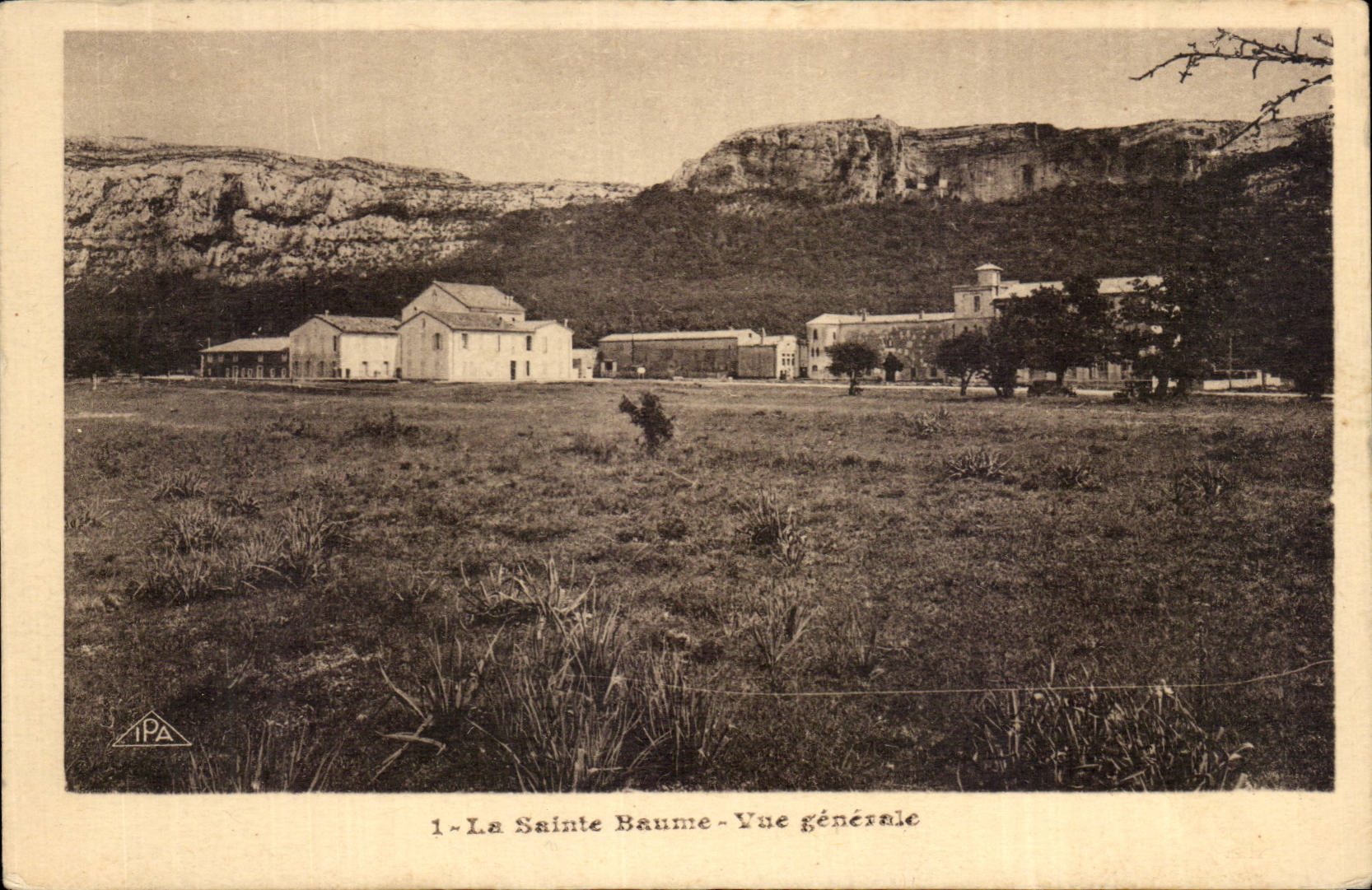 La Sainte Baume CPA Vue generale