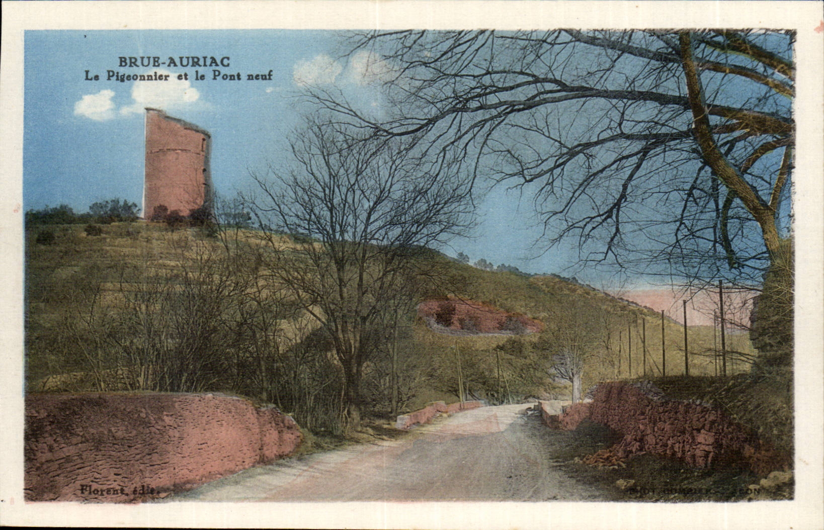 Brue Auriac CPA Le pigeonniet et le pont neuf