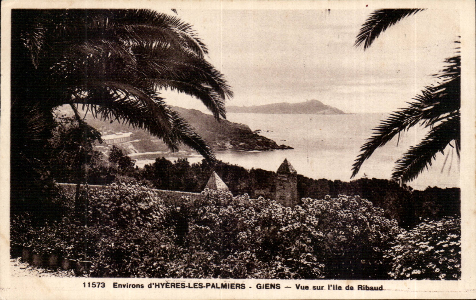 Environs d'Hyeres les Bains Giens CPA Vue sur l'ile de Ribaud