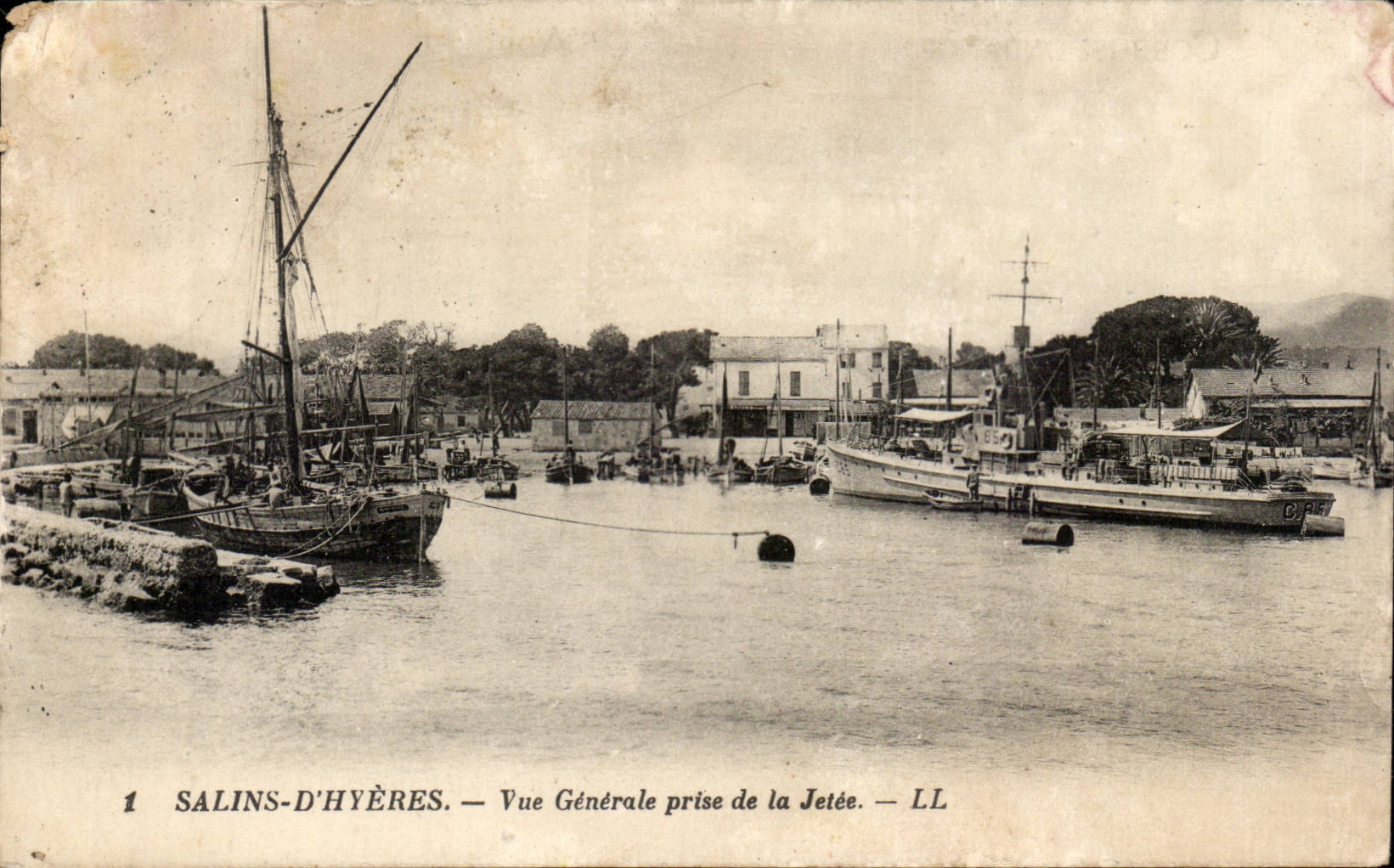 Salzig hyeres CPA von der Ansicht vertreten vom hetee