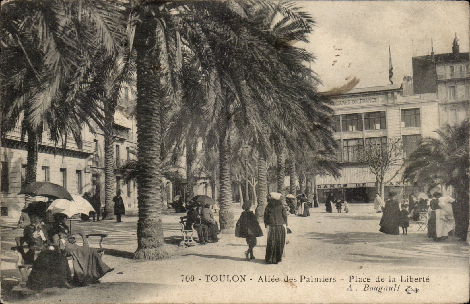 Toulon CPA Allee of the palm trees Places freedom