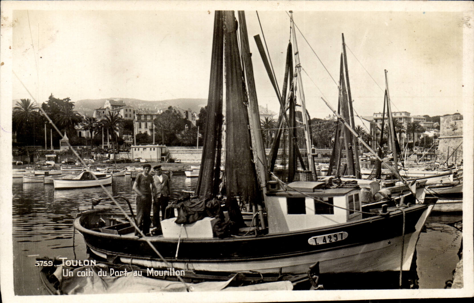 Toulon CPA a corner of the port in Mourillon
